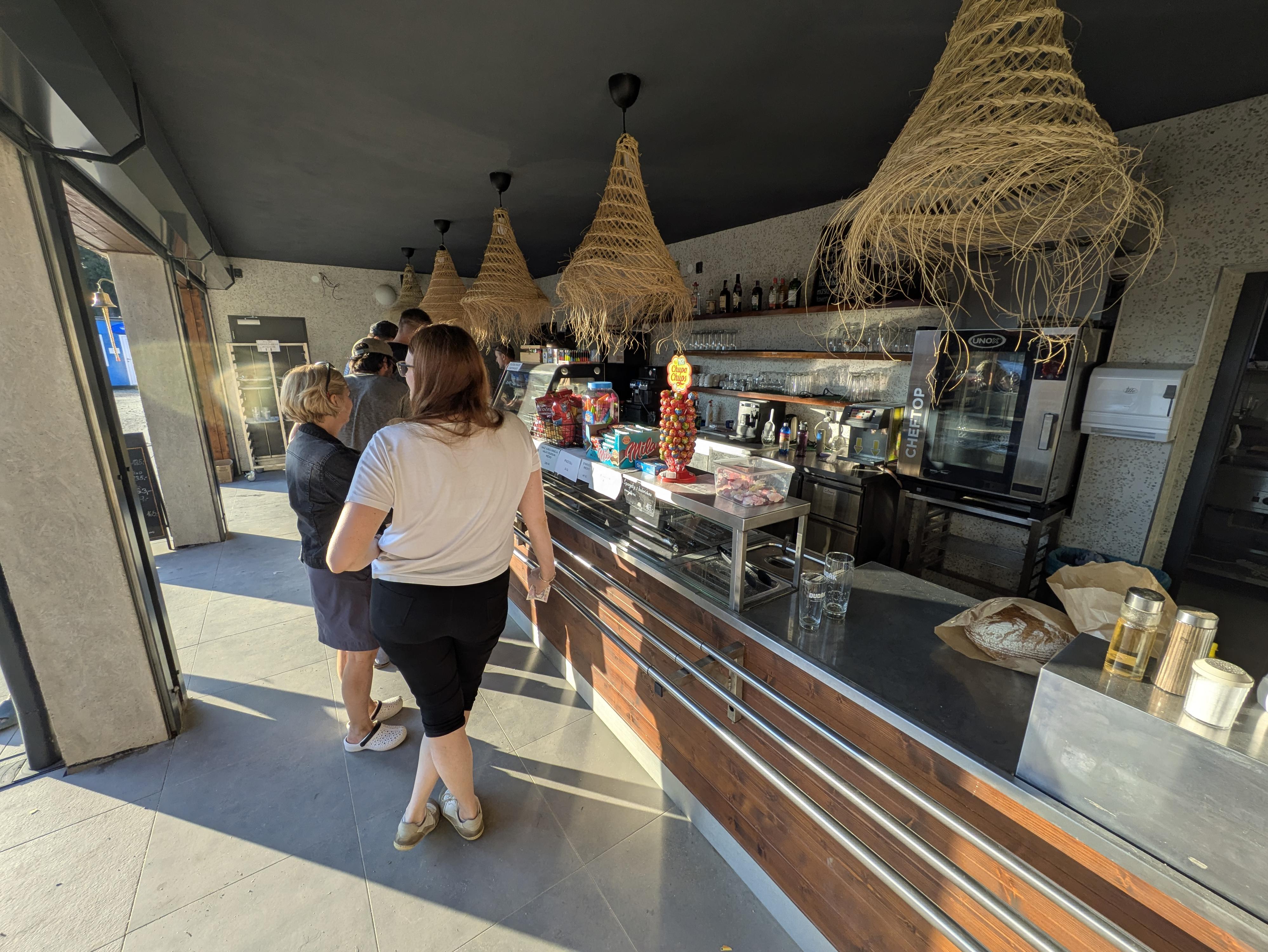 Občerstvení v kempu Sušice