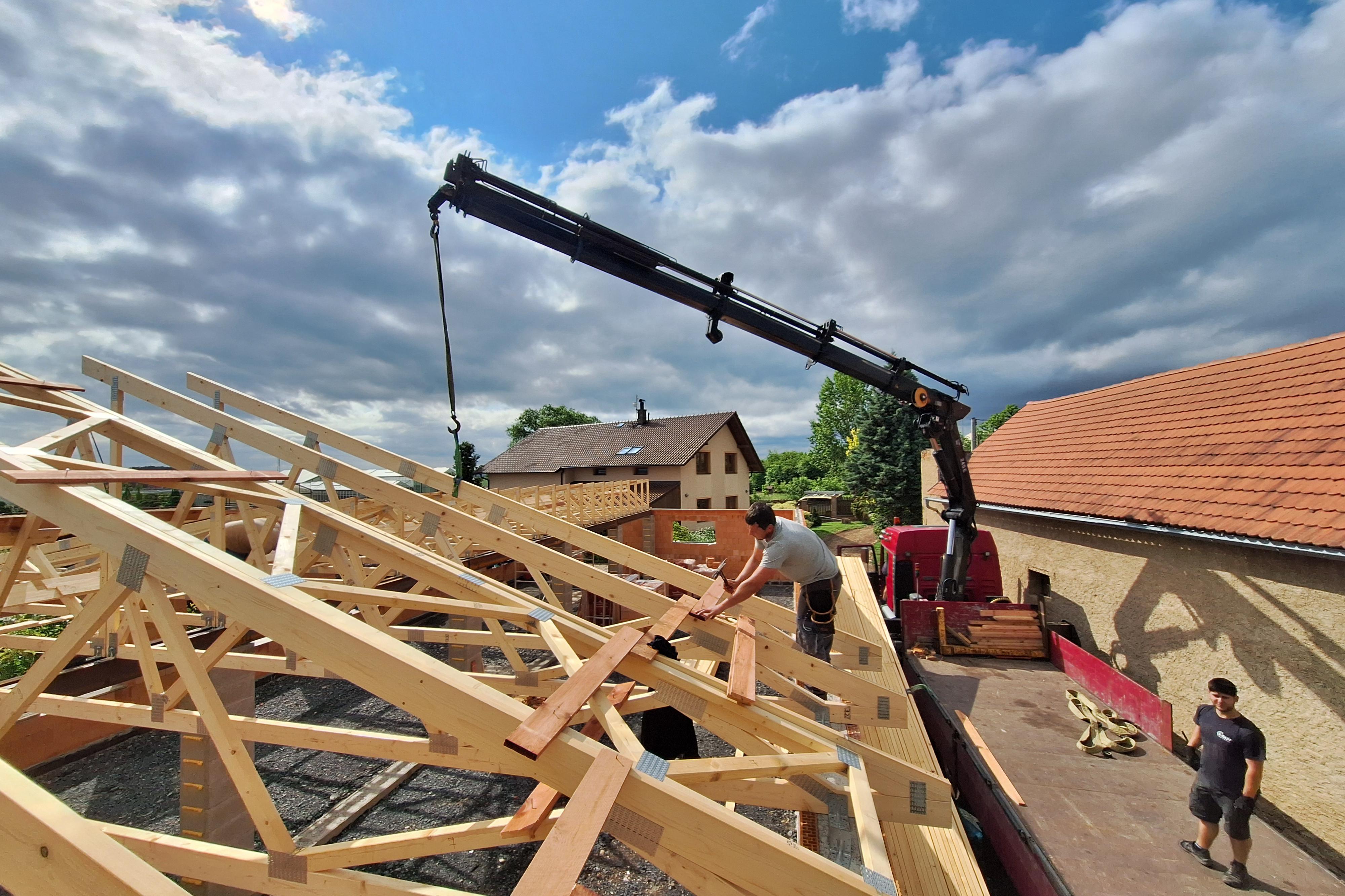 Výroba a montáž vazníků - K-DAST