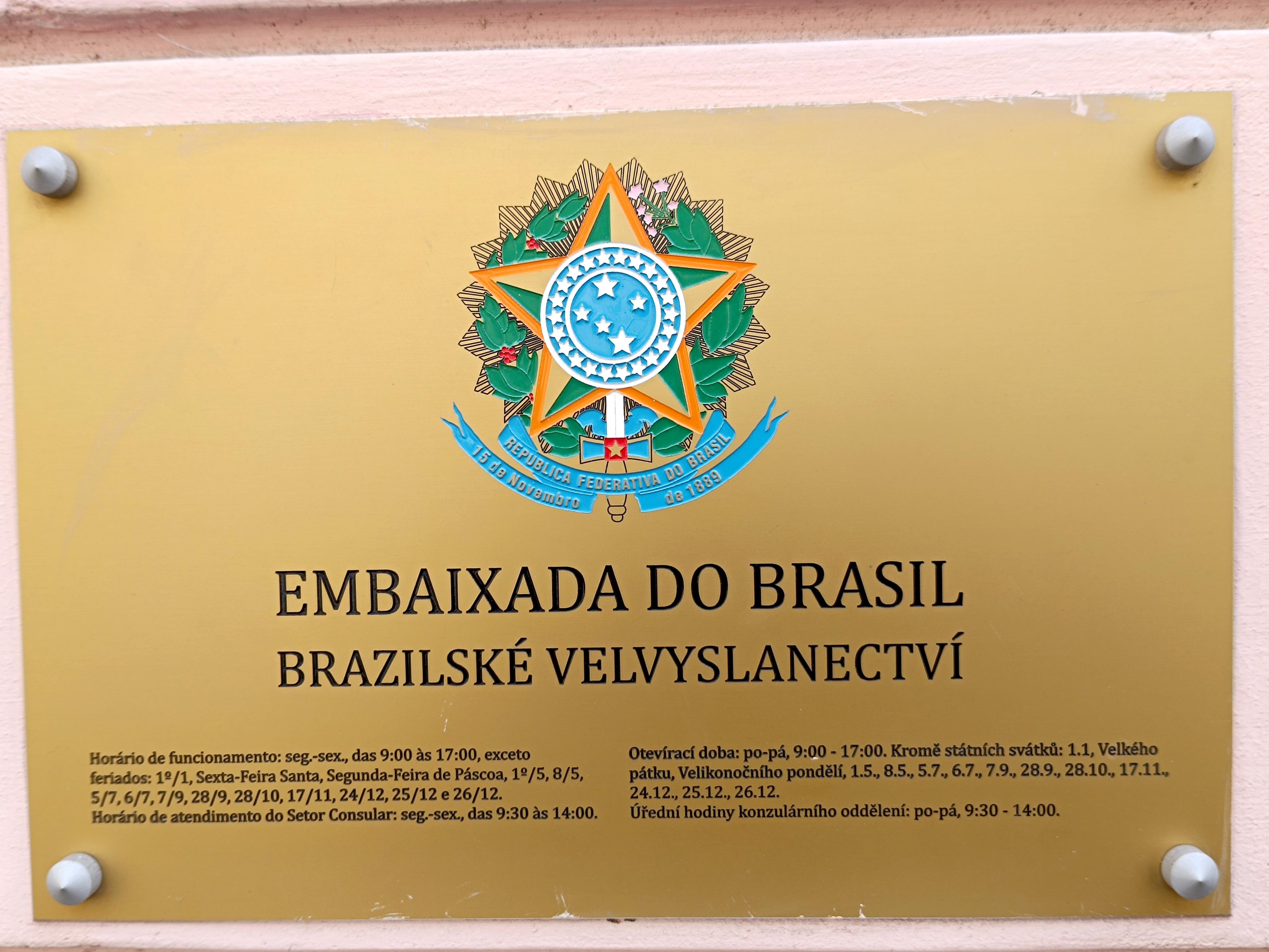 Brazílie - Velvyslanectví Brazilské federativní republiky foto 2