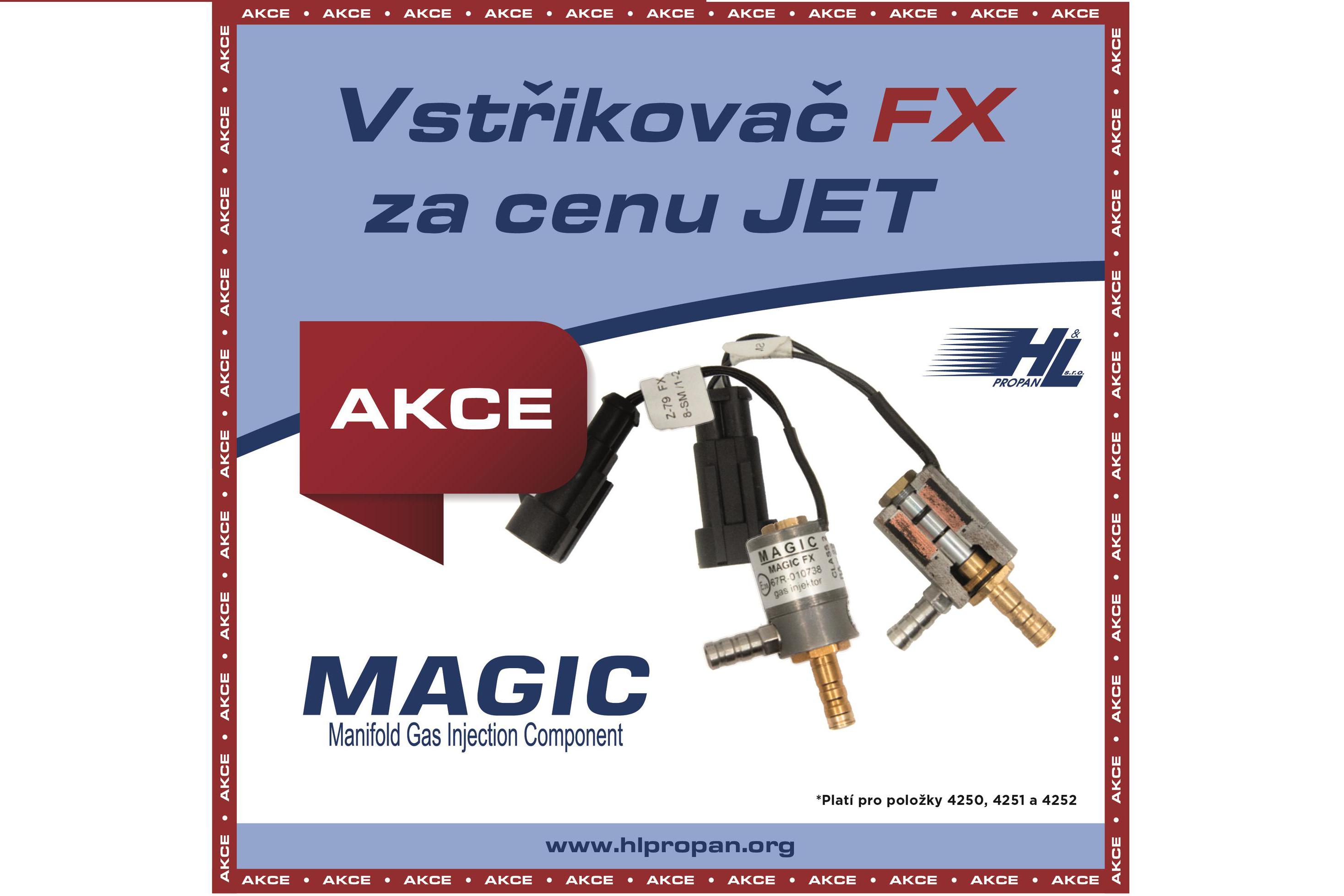 Vstřikovače FX za cenu vstřikovačů JET