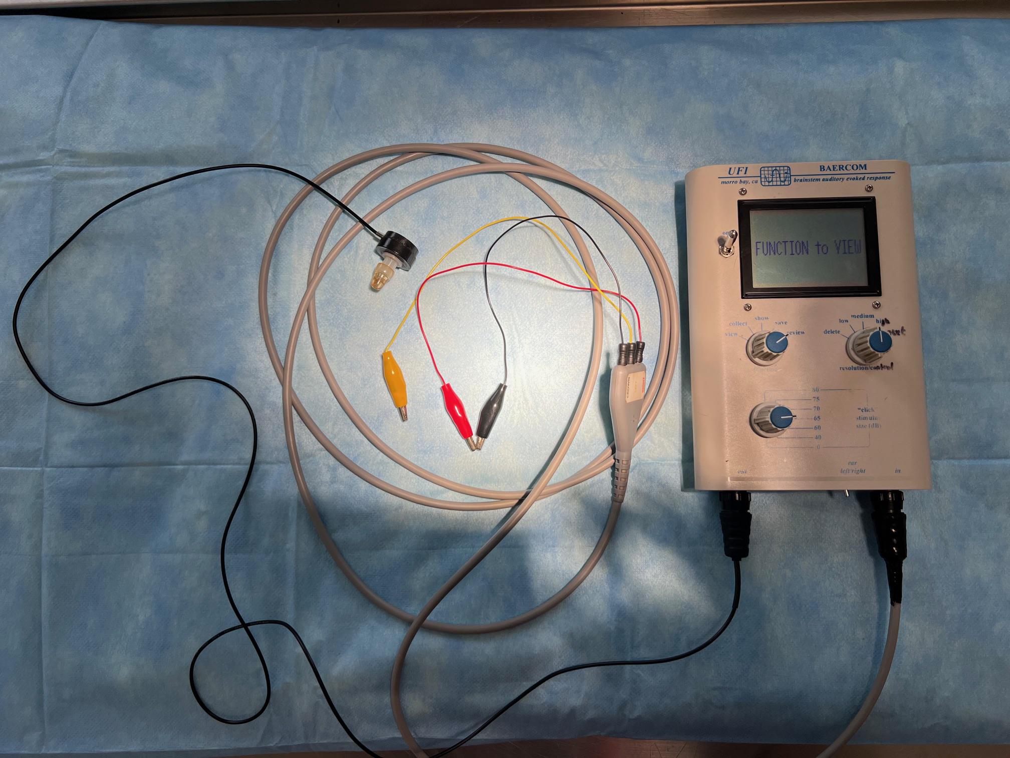 Baer test - vyšetření sluchu