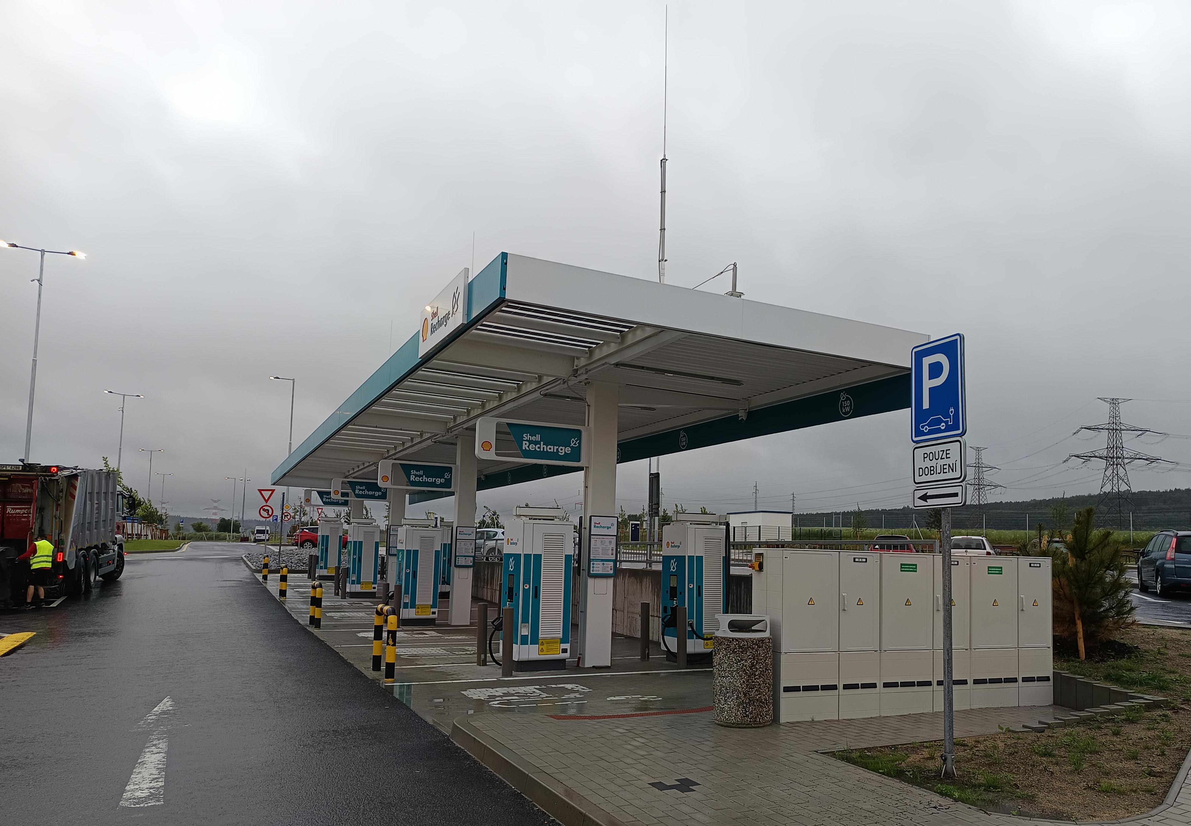 Nabíjecí stanice Shell