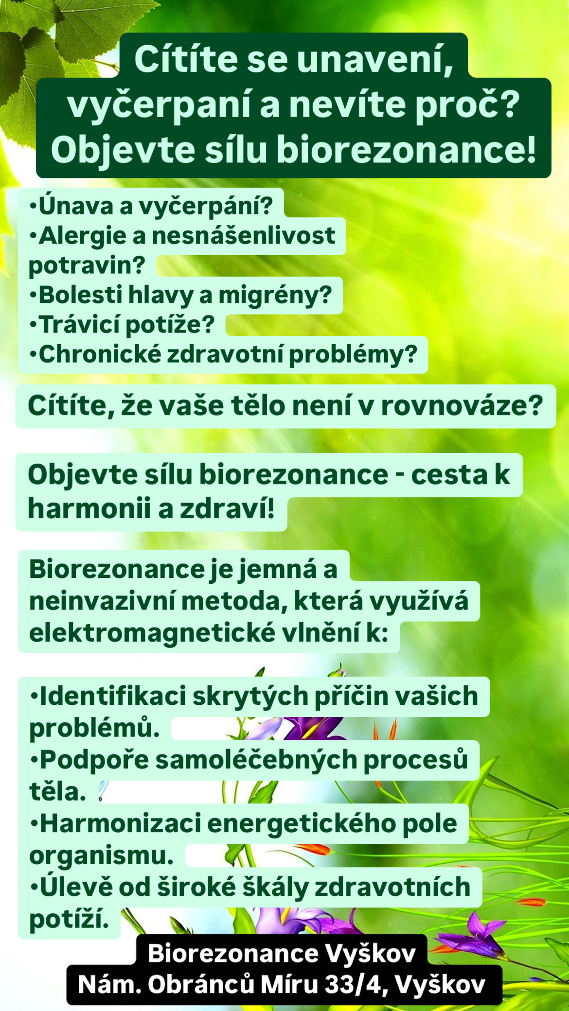 BIOREZONANCE VYŠKOV foto 2