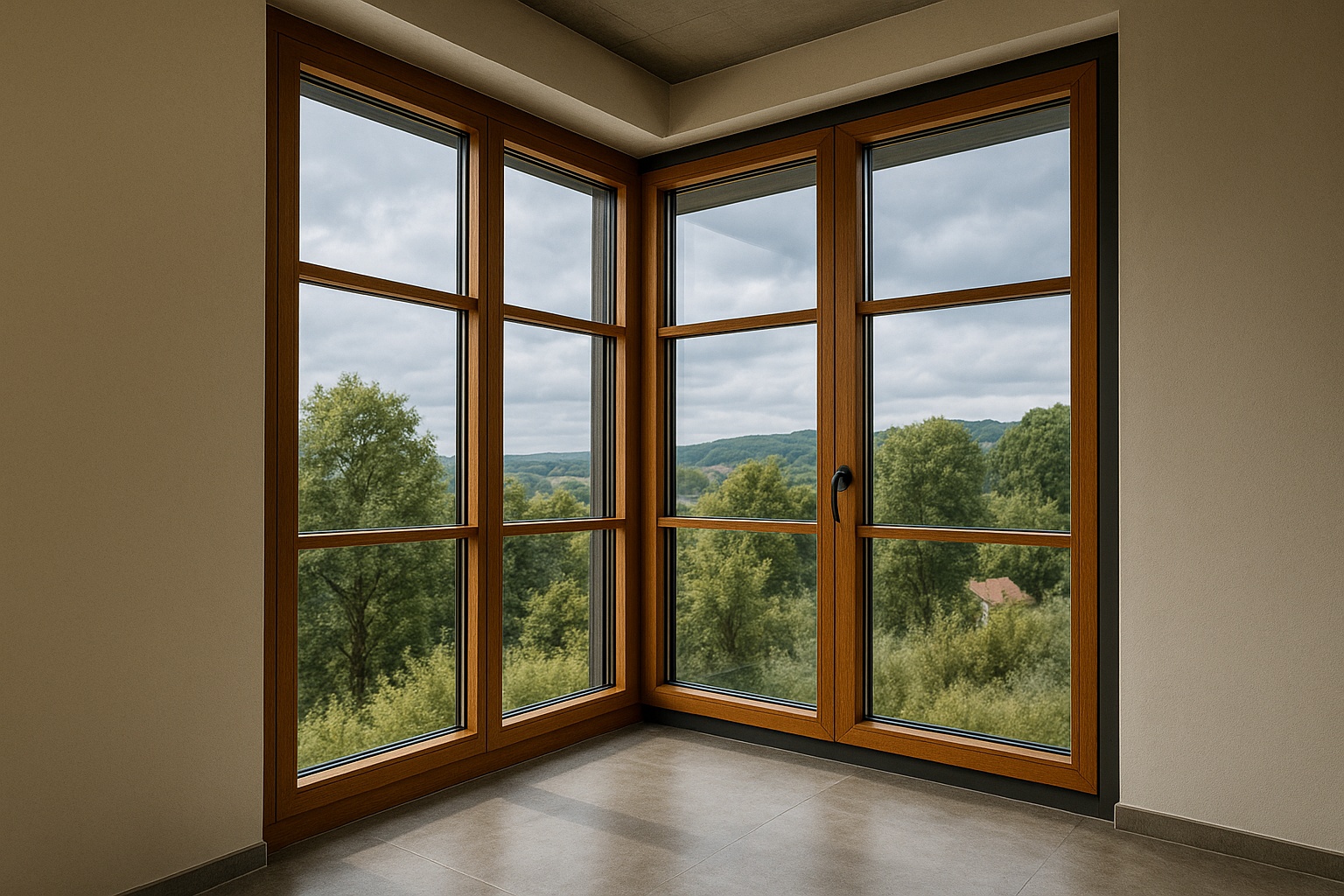 Prémiová dřevohliníková okna