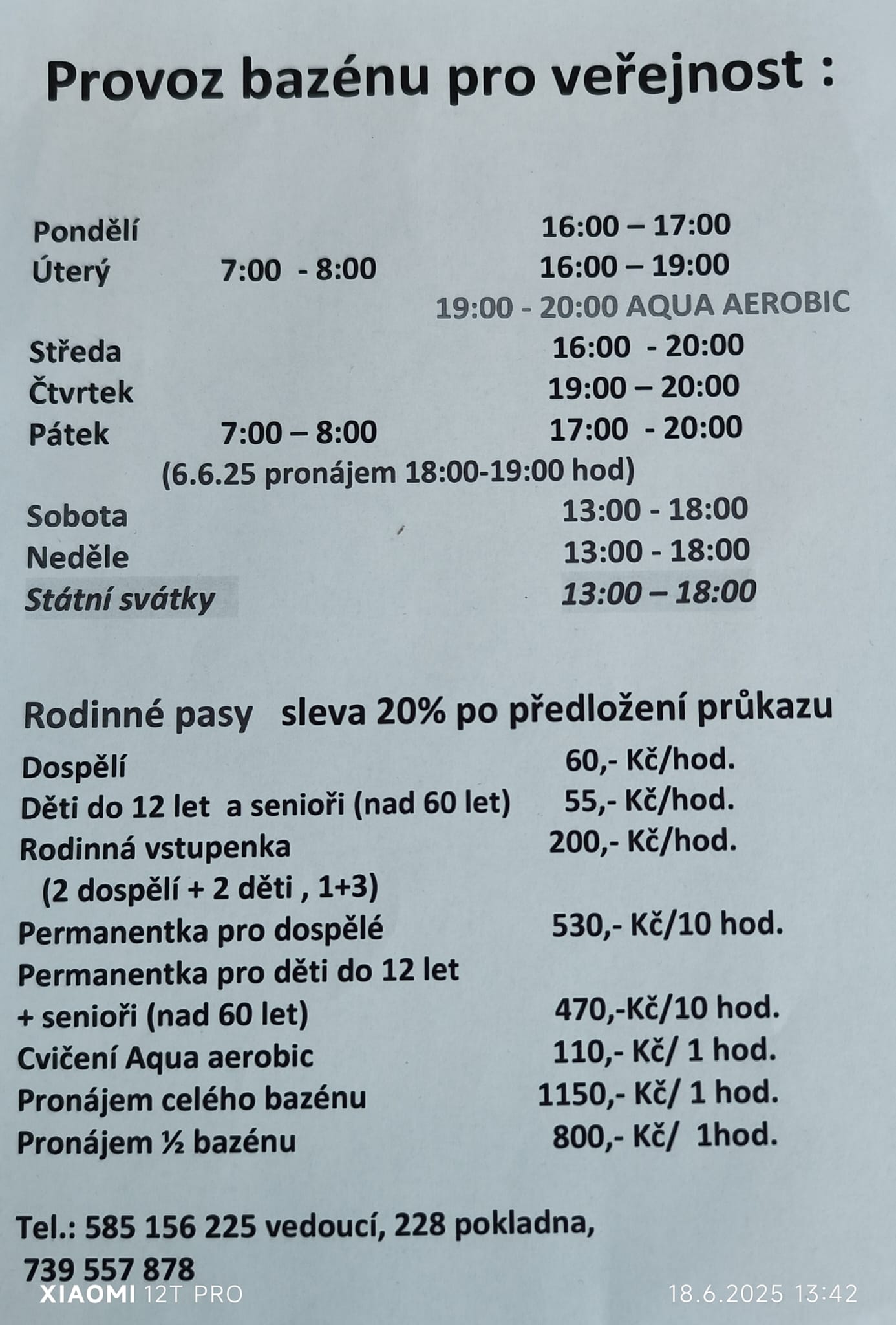 Plavecký bazén foto 2