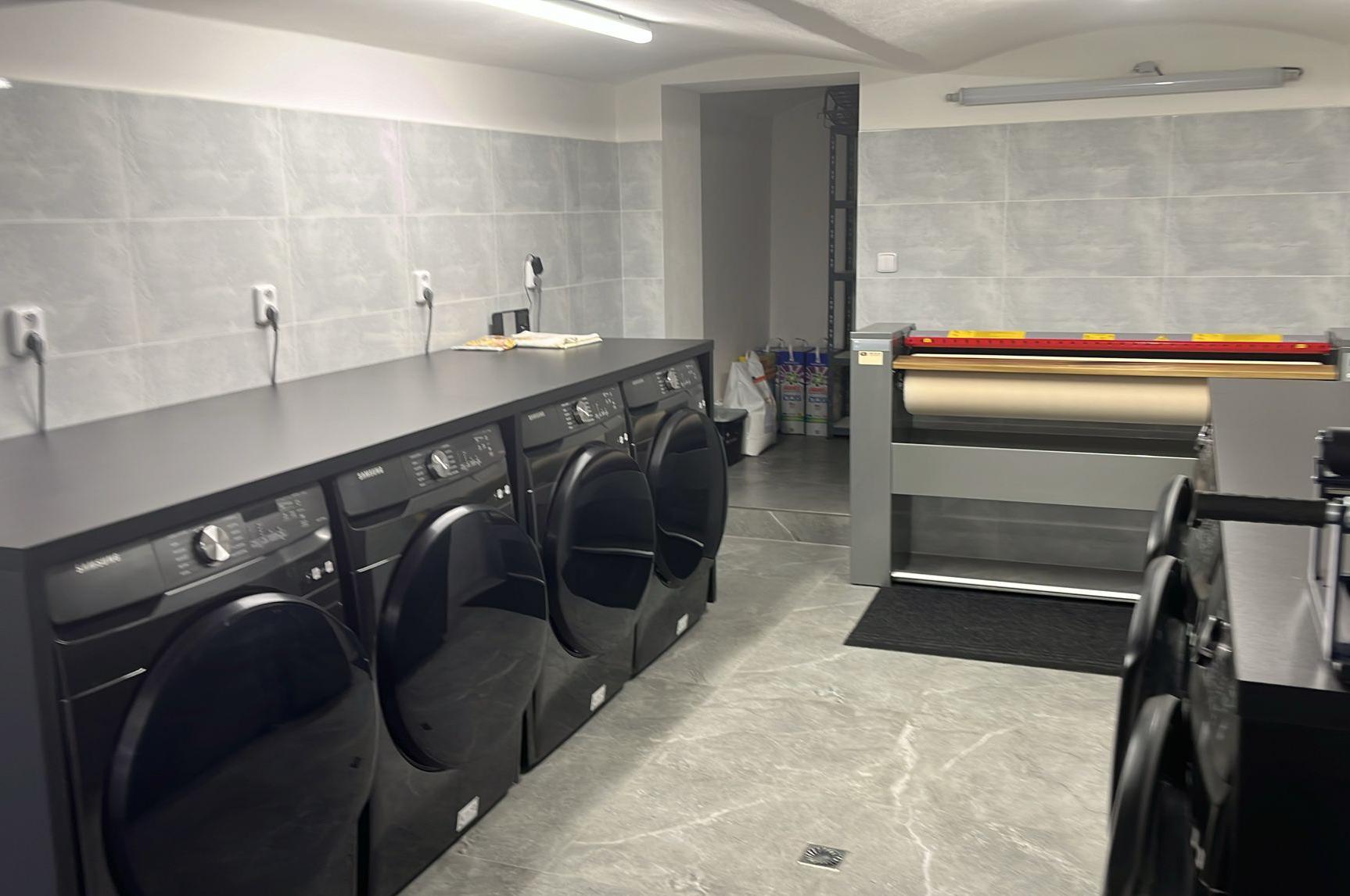 Prádelna v čistotě