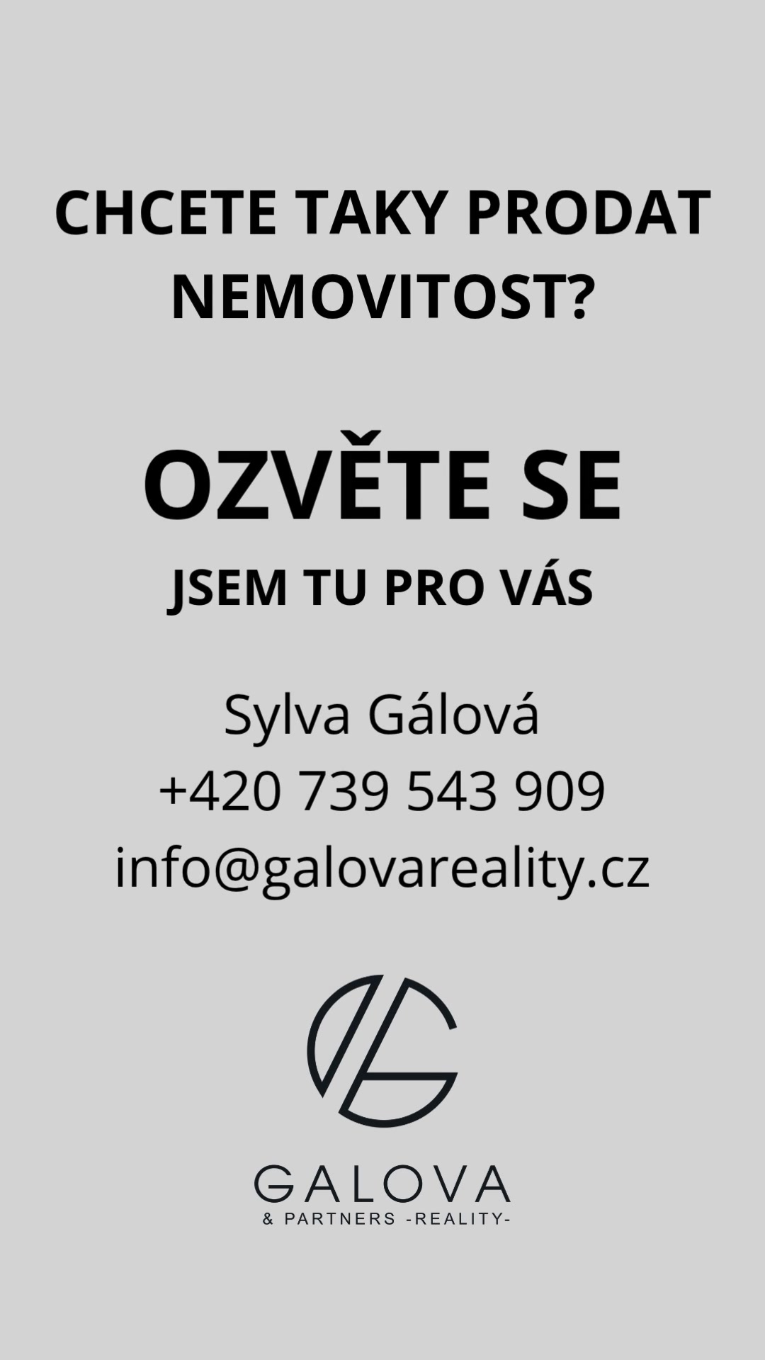 GALOVA REALITY - Sylva Gálová realitní makléřka foto 2 (náhled videa)