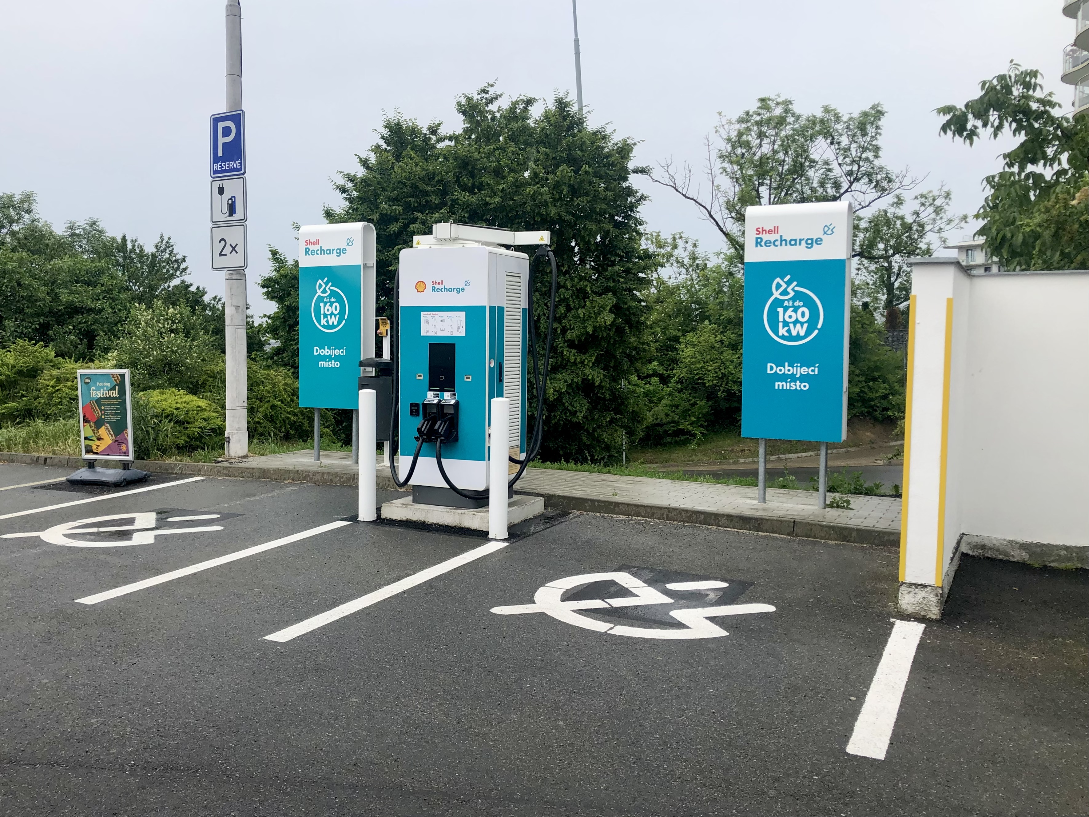 Nabíjecí stanice Shell