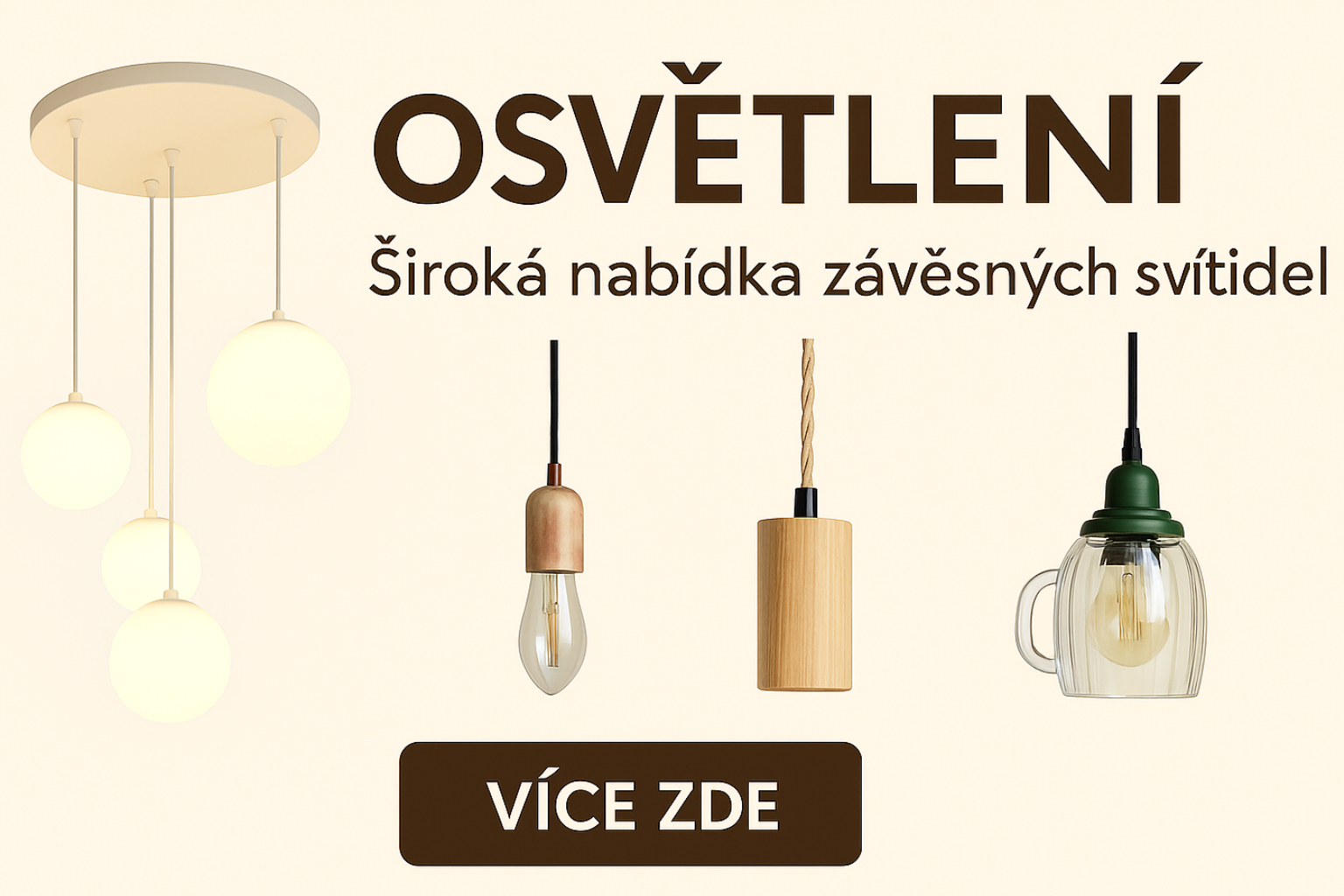 Designová závěsná svítidla pro každý interiér