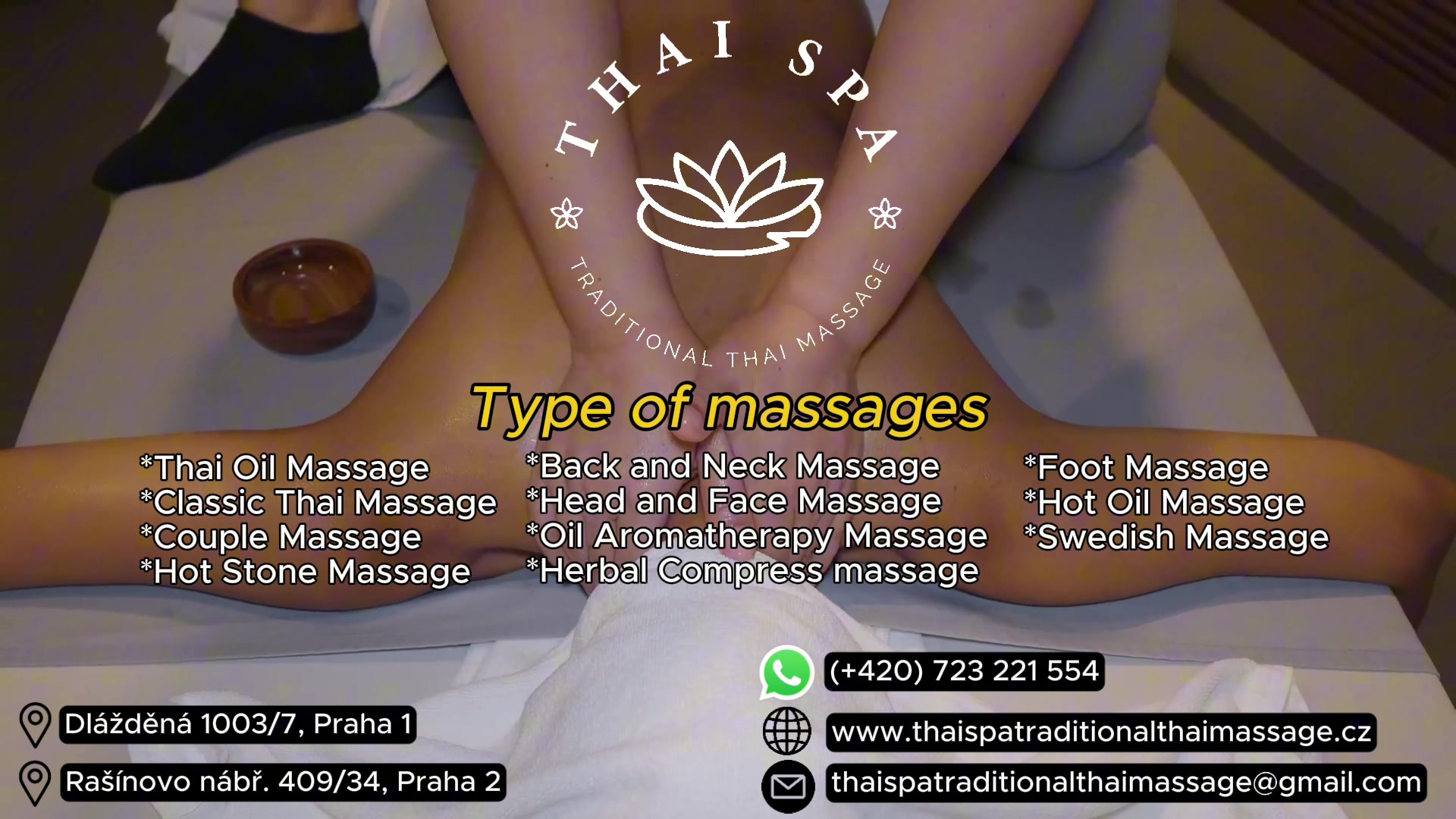THAI SPA Traditional Massage Rašínovo foto 2 (náhled videa)