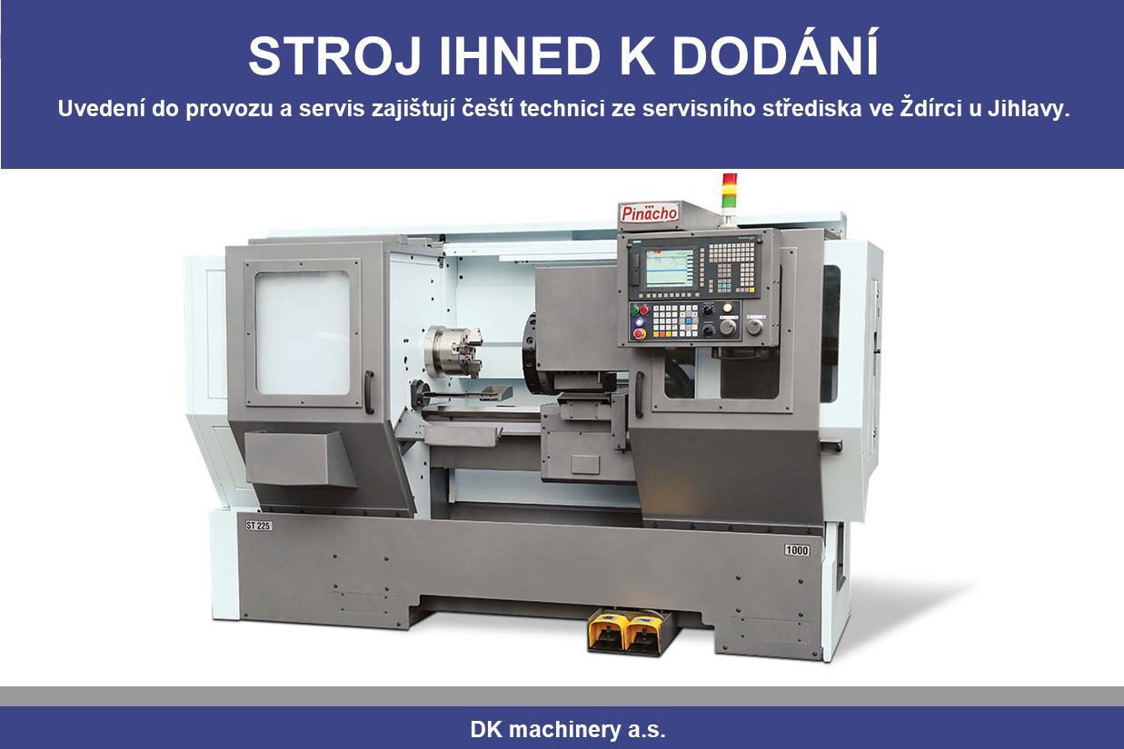 Skladový stroj ihned k dodání - soustruh ST 225×10