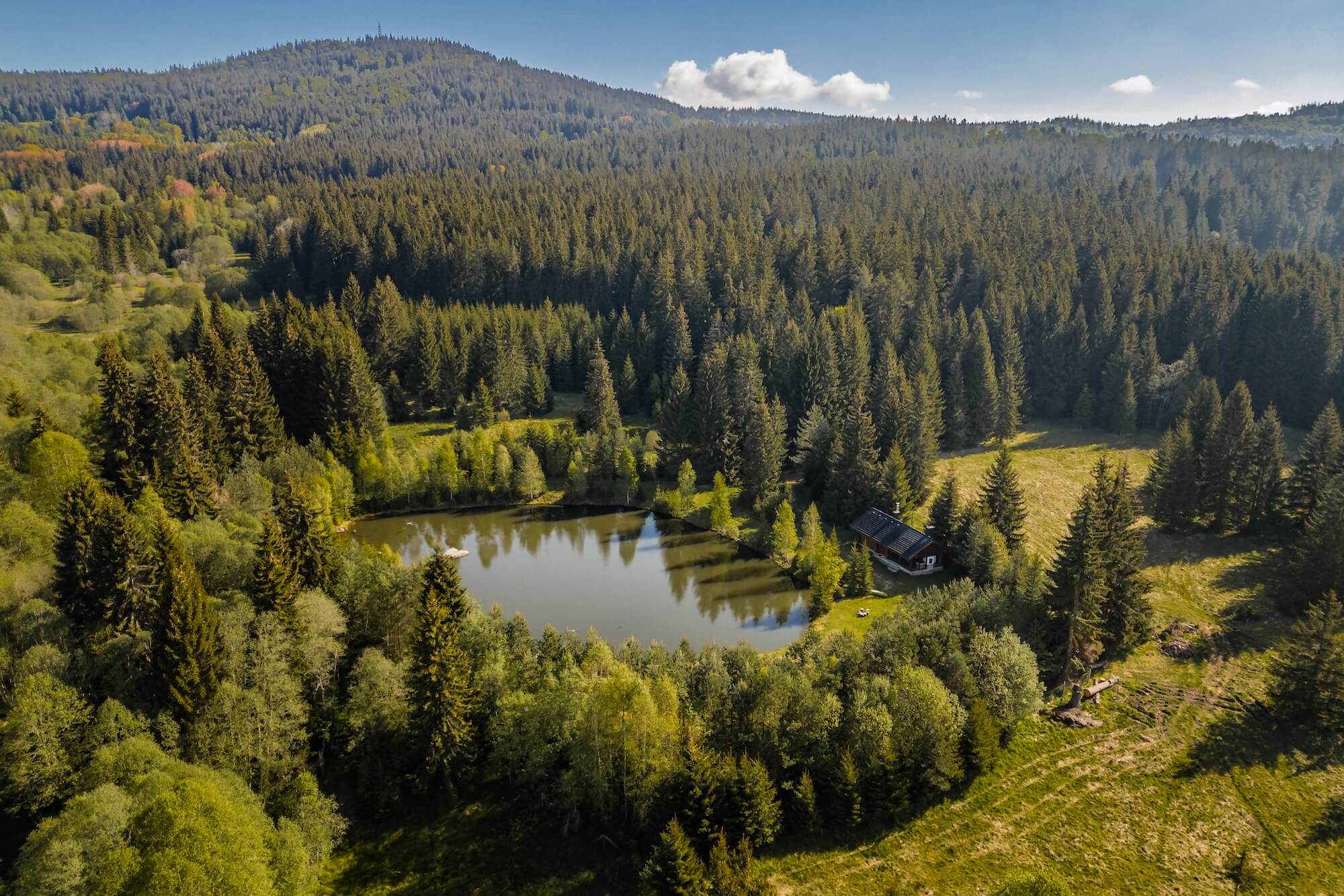 Šumavská Vlčice - Rybářský srub foto 3
