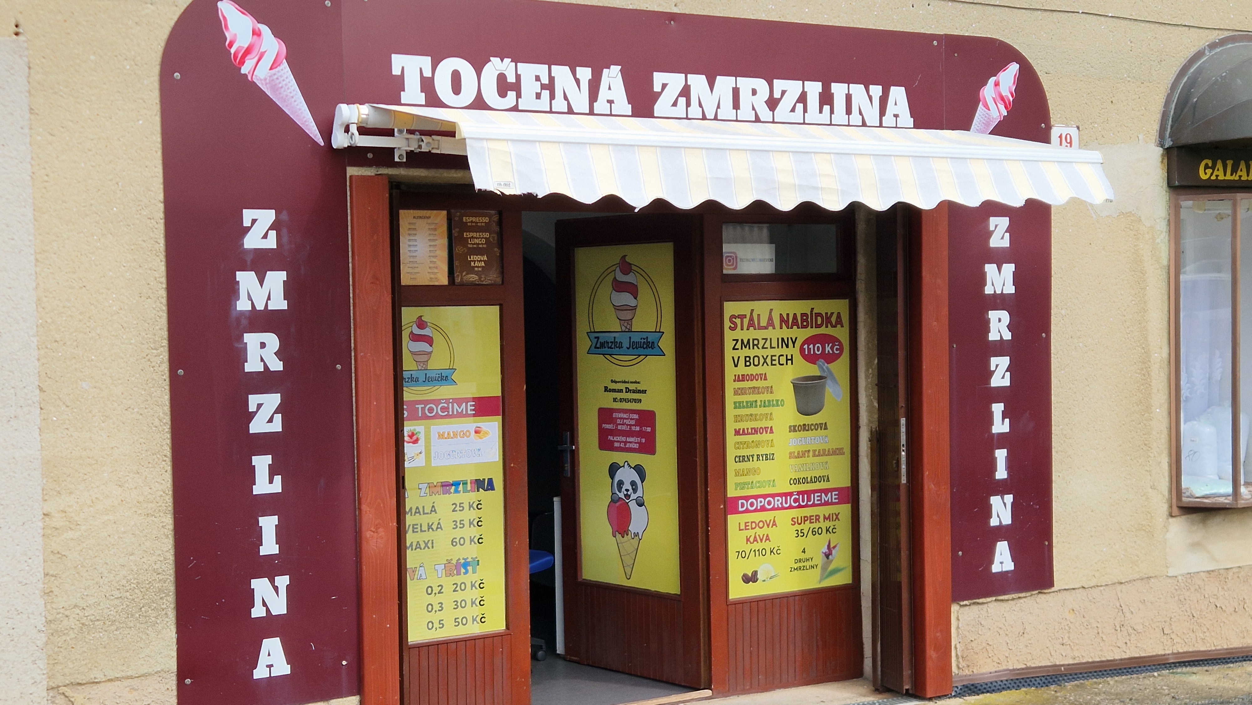 Točená zmrzlina Jevíčko