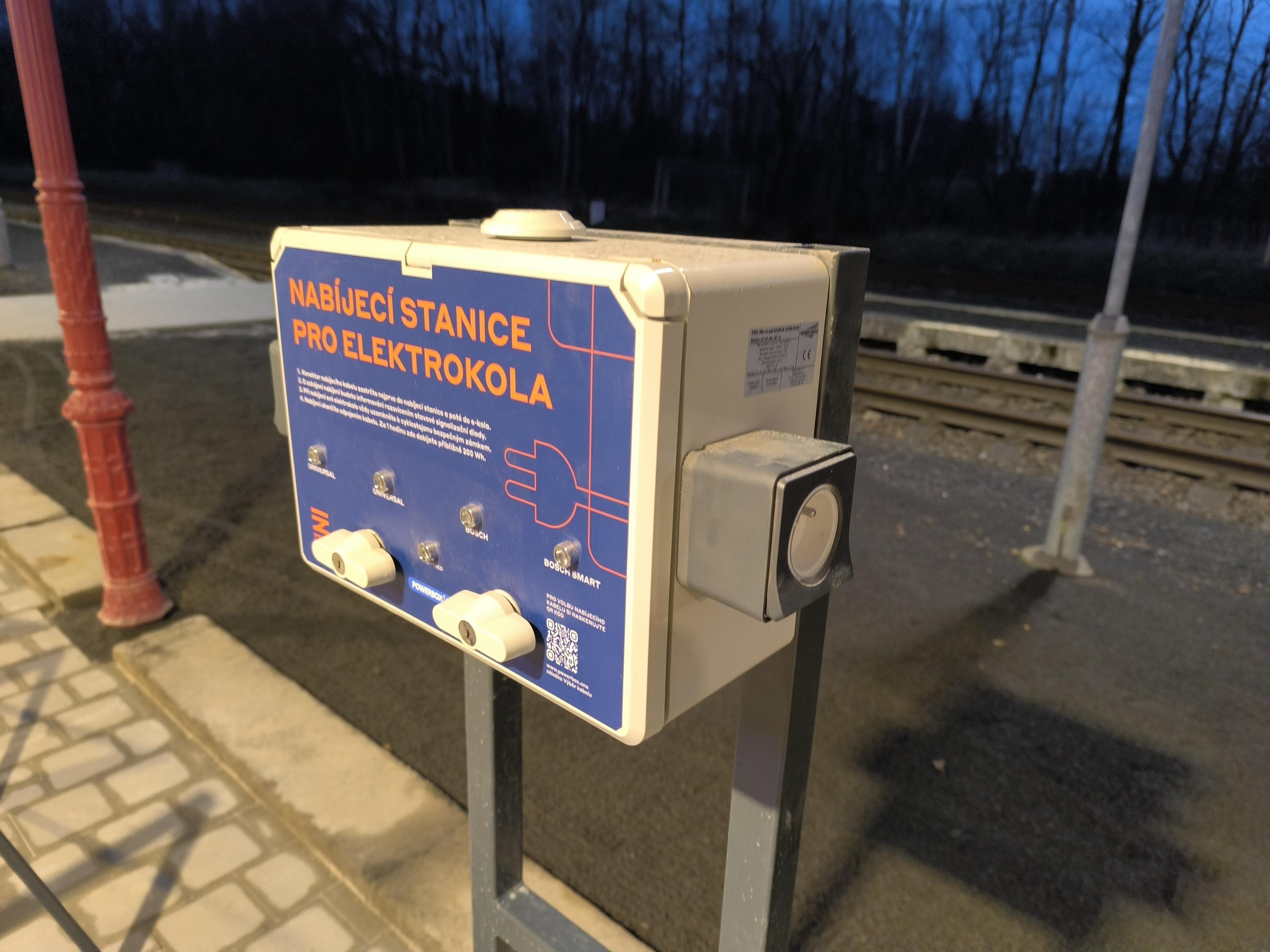 Nabíjecí stanice Vlakové nádraží Krásná Lípa