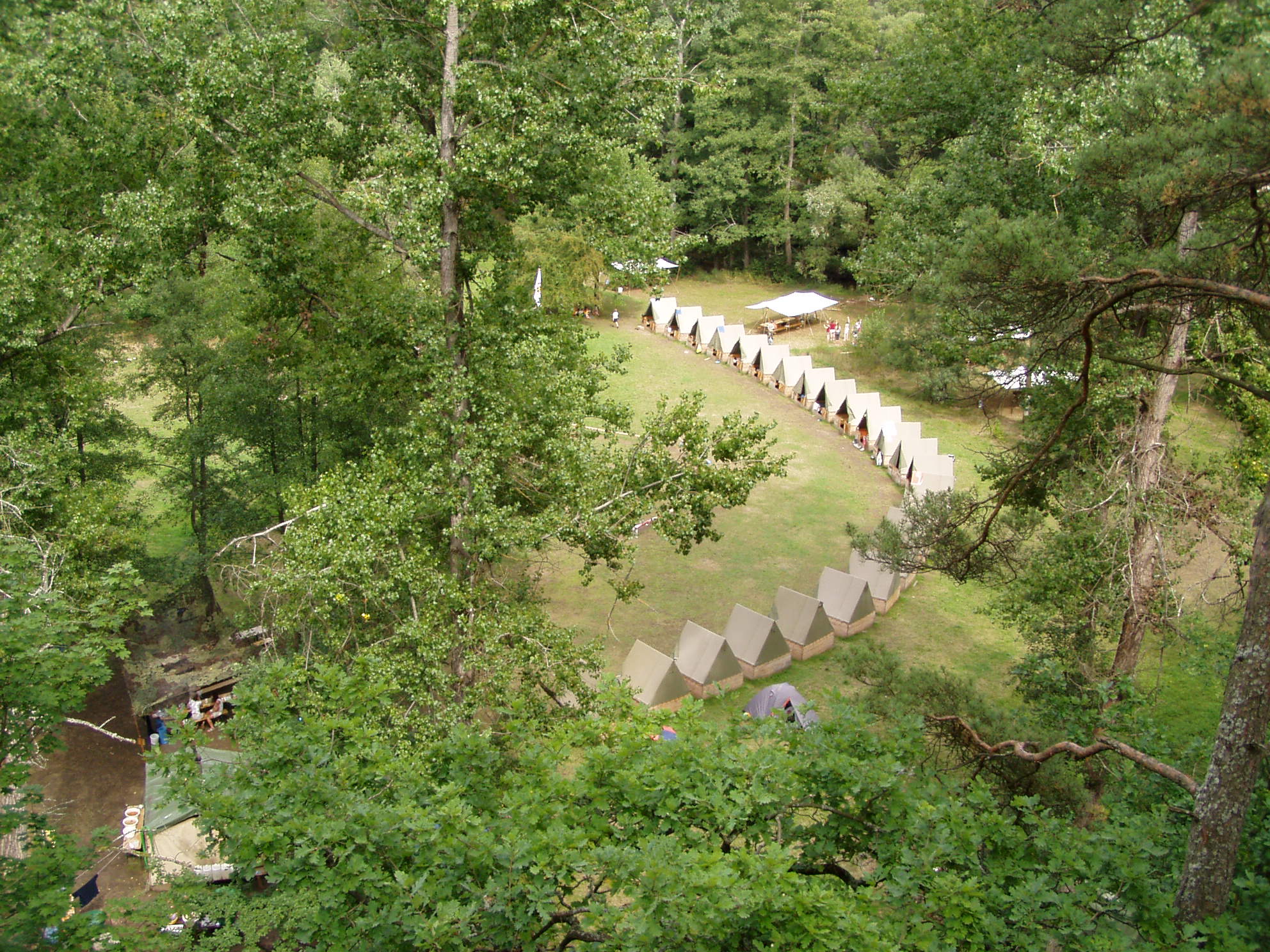 Táborová základna Poušť u Bechyně foto 2