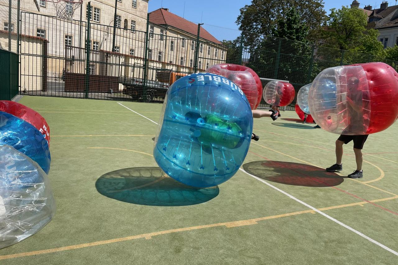 Bubble football - bumper ball