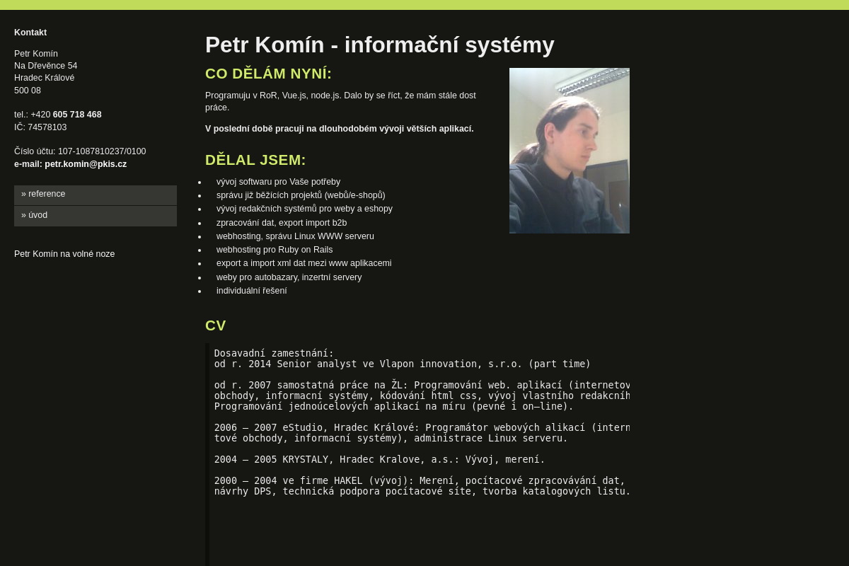 Petr Komín foto 1