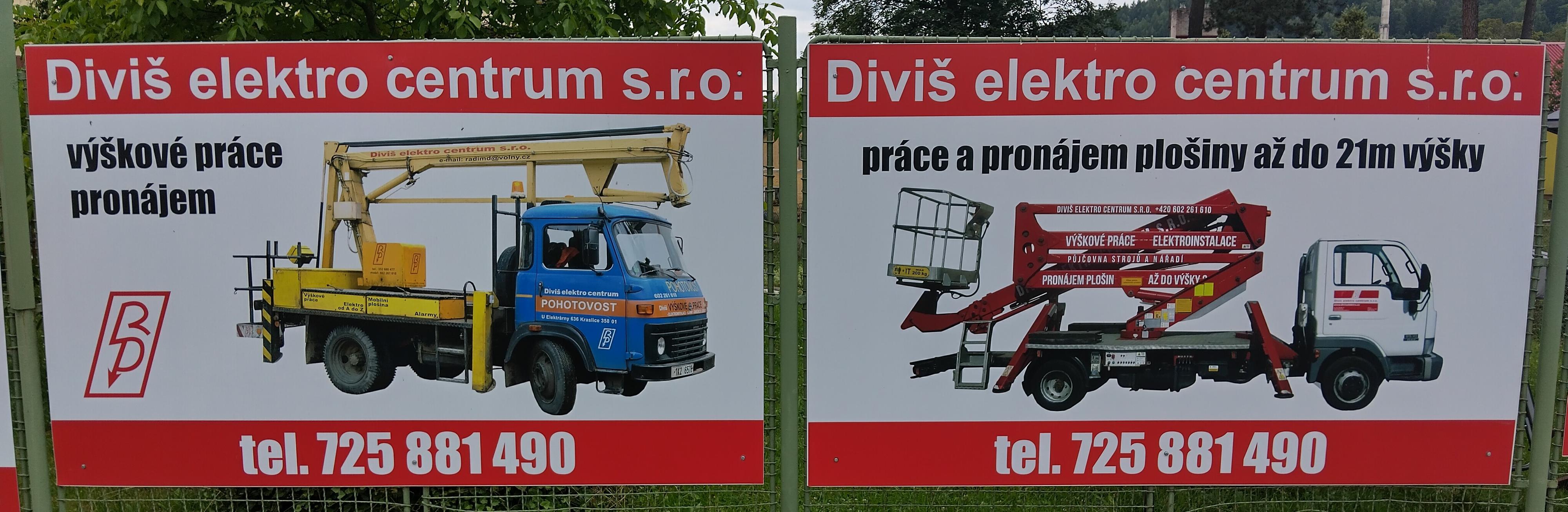 Výškové práce - Diviš elektro centrum s.r.o. foto 2