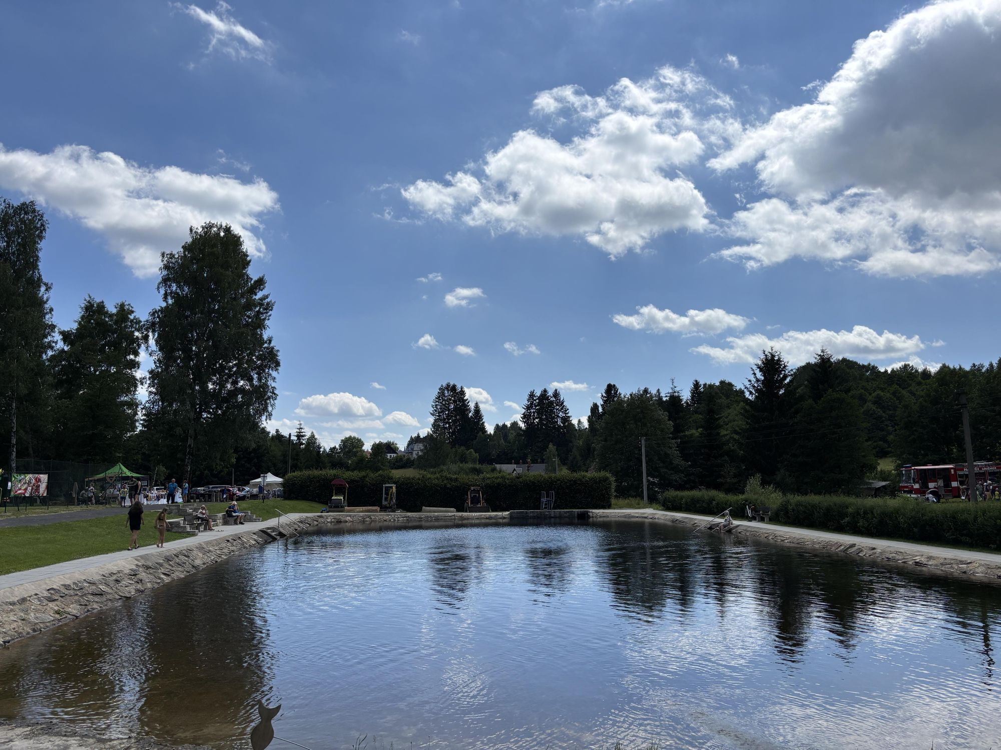 Požární nádrž - koupaliště Loužnice foto 3