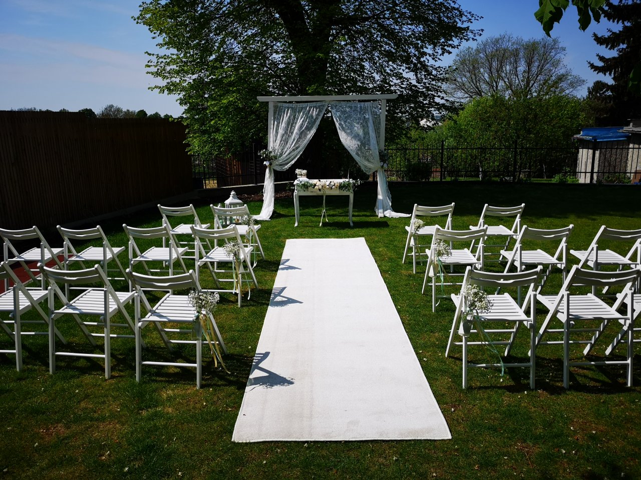 Pronájem svatebního vybavení