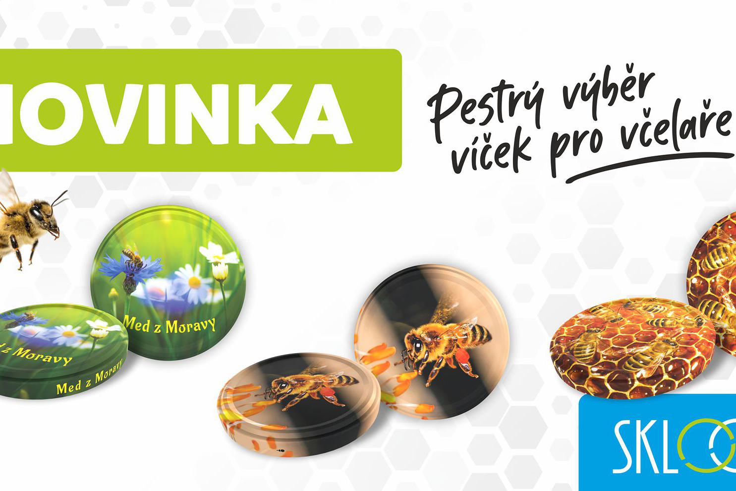 Včelařská medová víčka