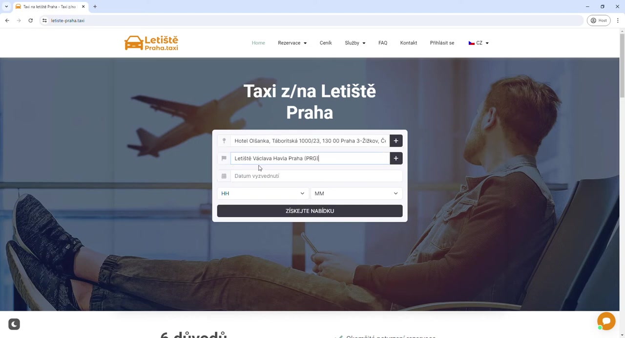 Letiště Praha.taxi foto 2 (náhled videa)