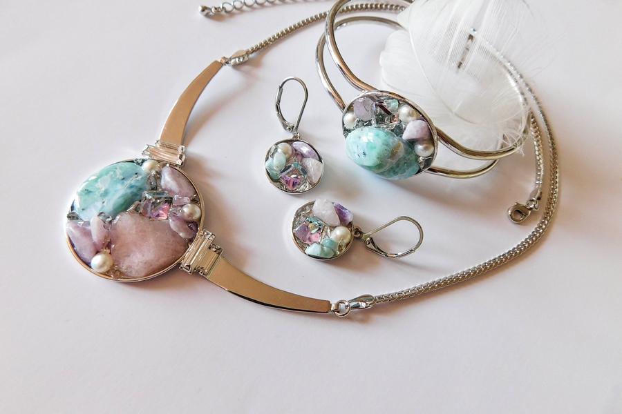 Exklusivní rhodiová sada Atlantis