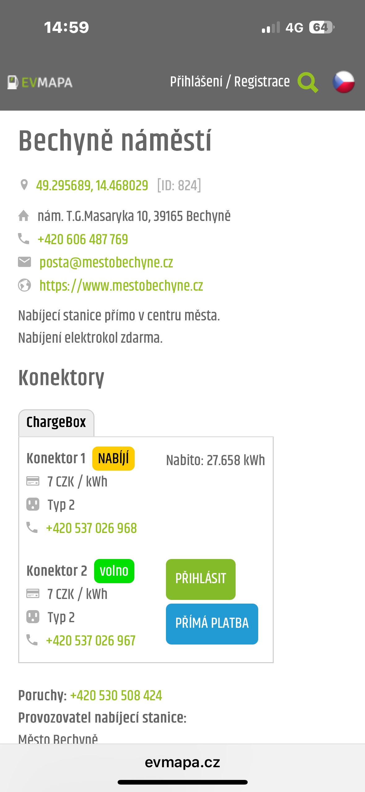 Město Bechyně - nabíjecí stanice foto 6