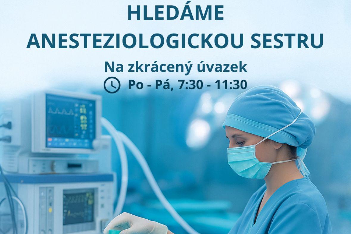 Anesteziologická sestra - nabídka práce!
