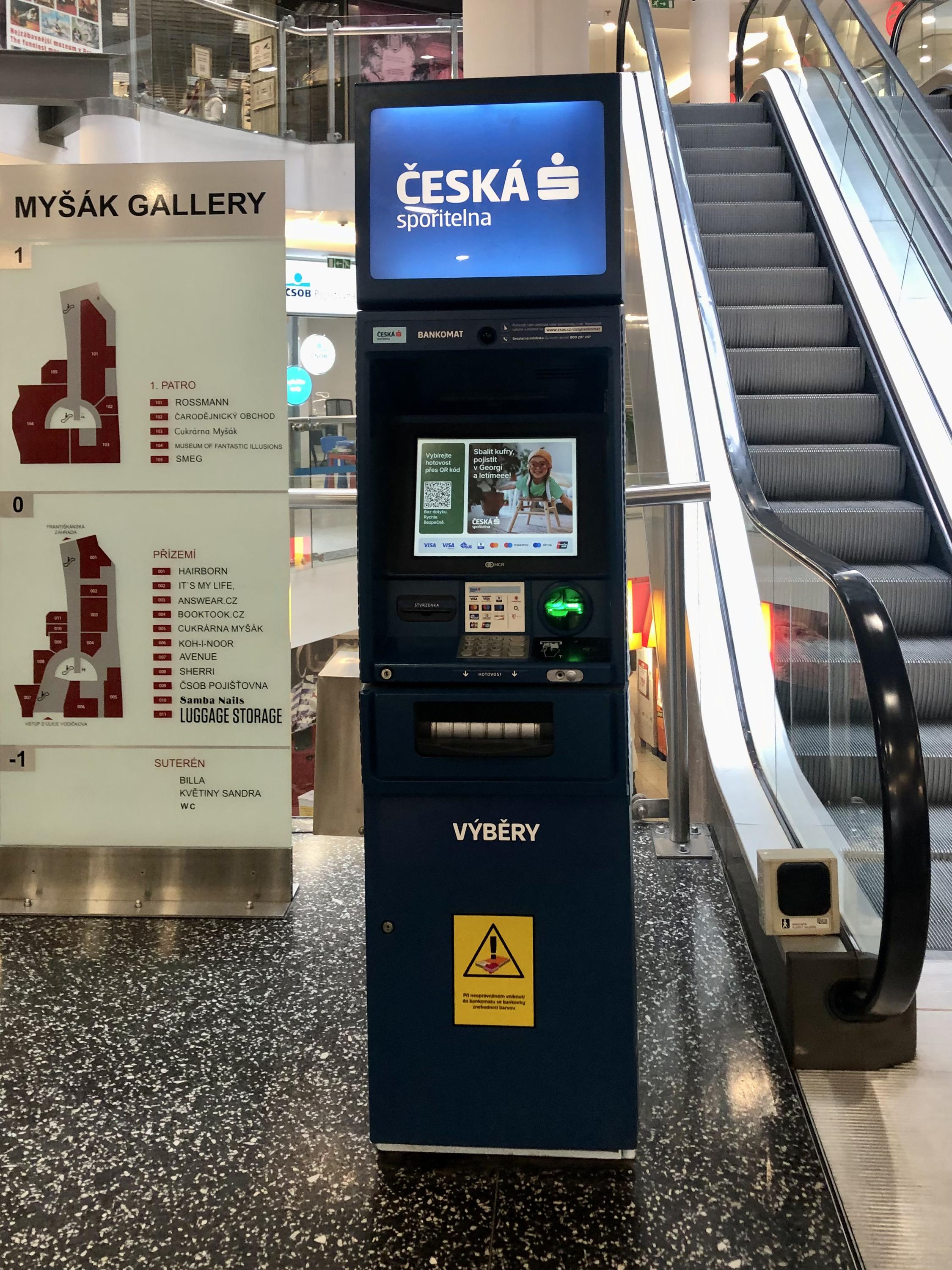 Bankomat České spořitelny foto 2