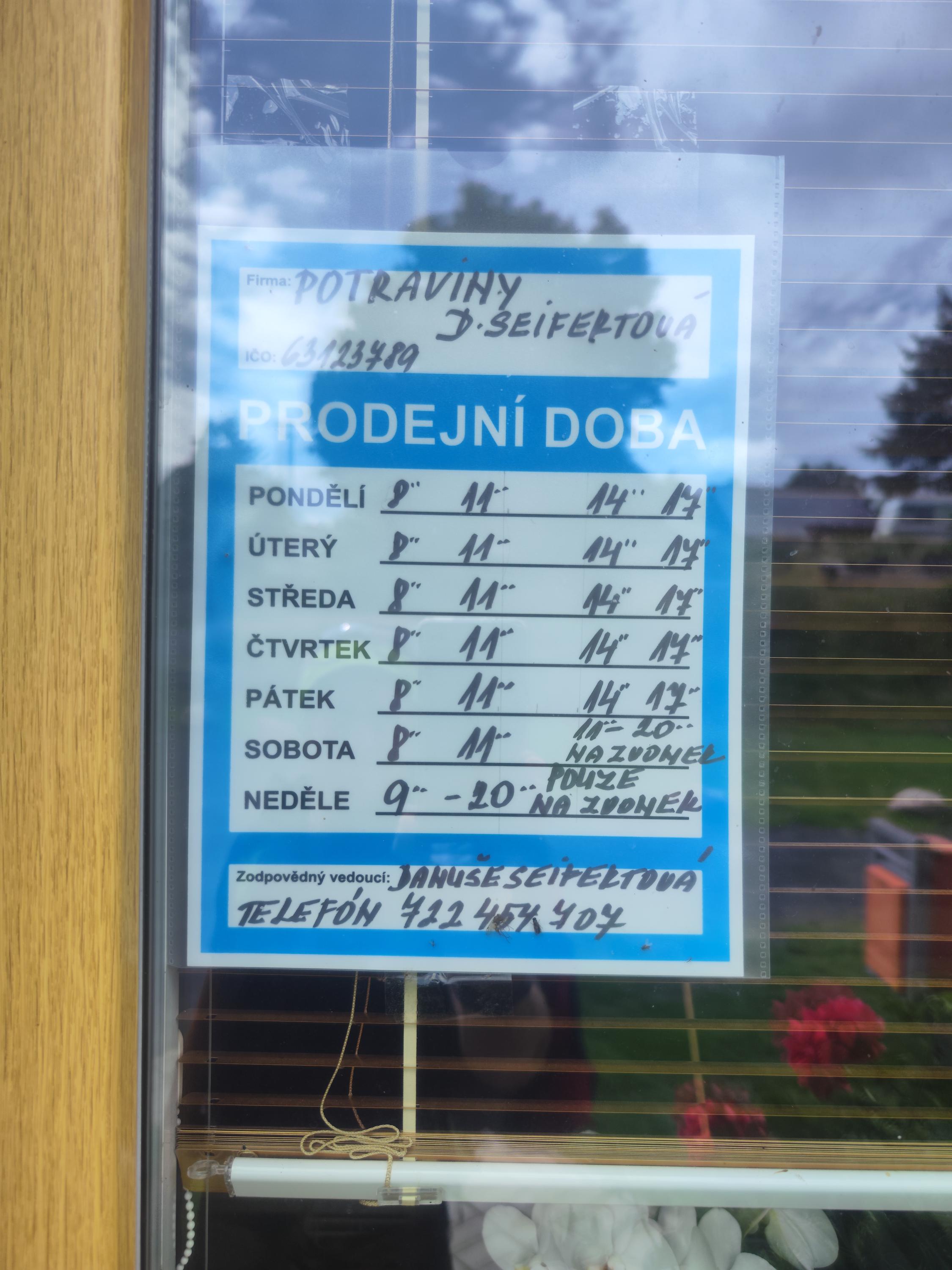 Potraviny Nová Ves v Horách