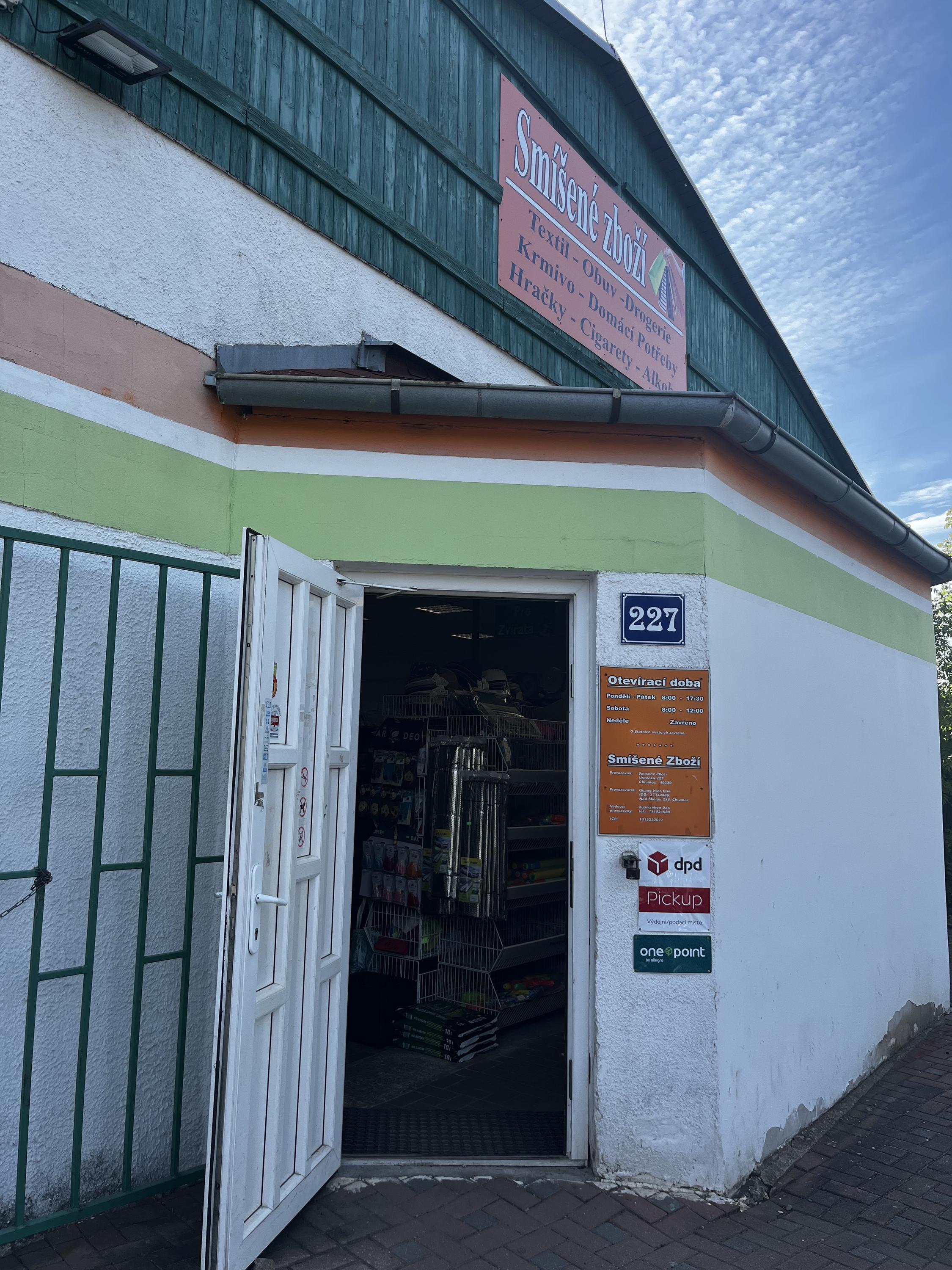 Smíšené zboží Ústecká