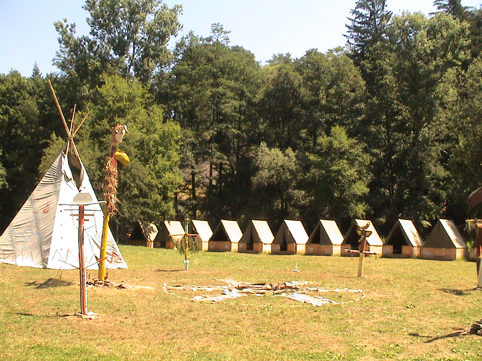 Táborová základna Poušť u Bechyně