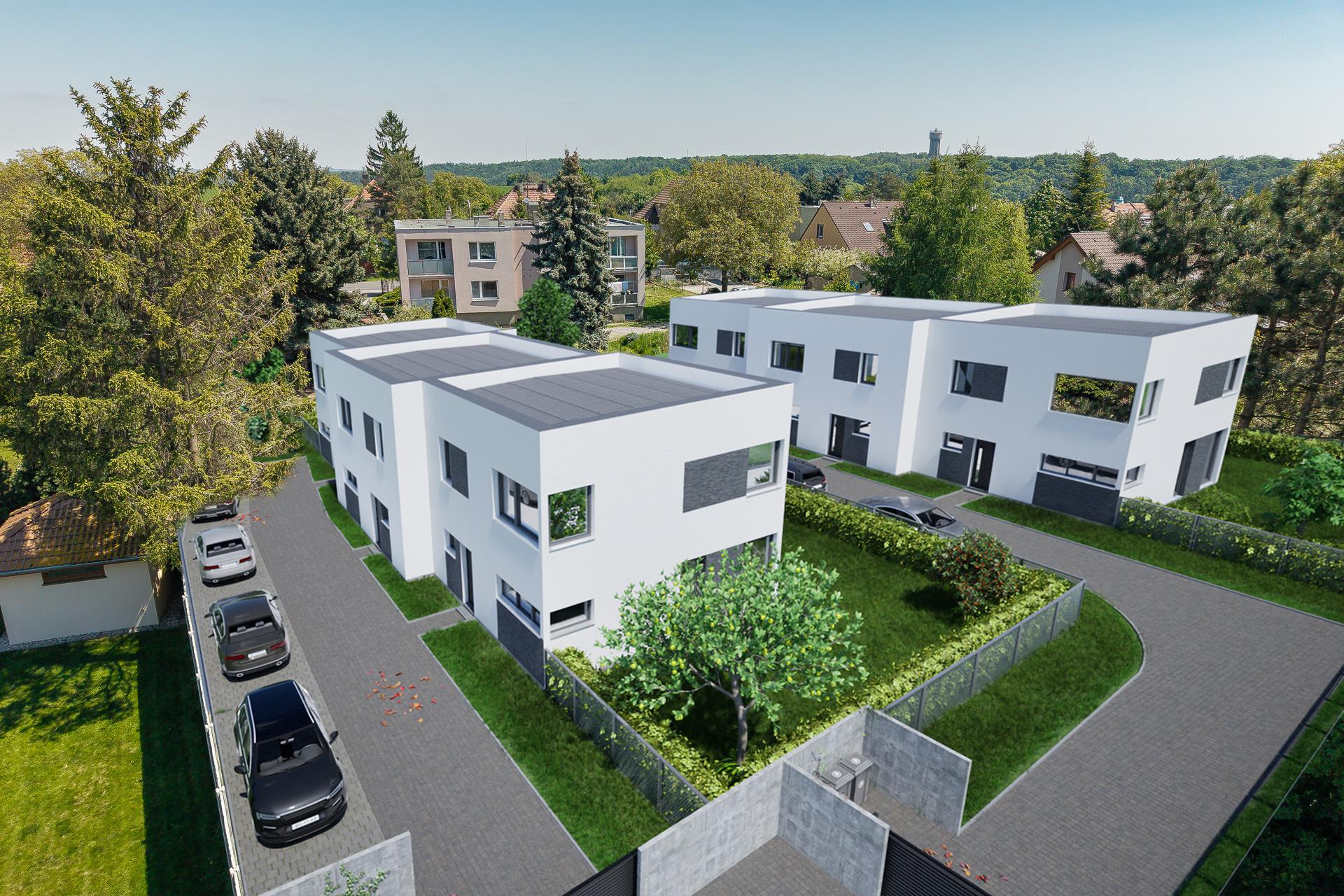 Moderní domy v Rezidenci Švermov - Kladno