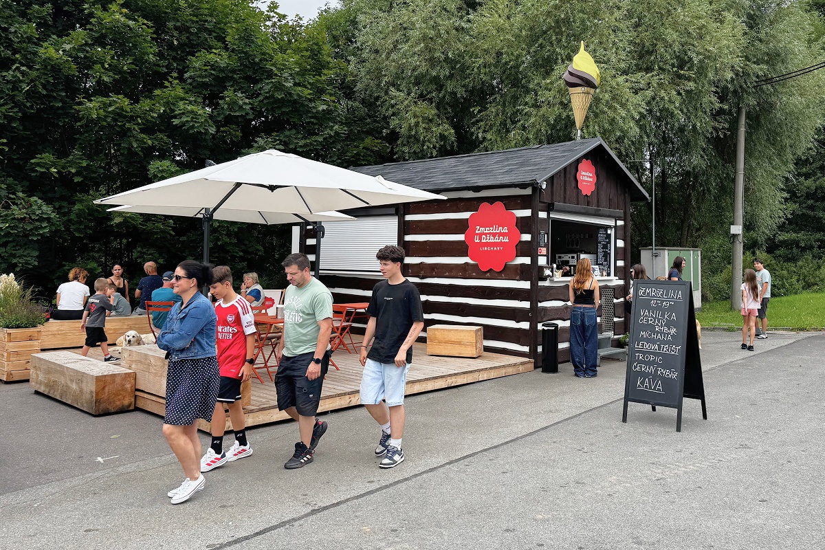 Točená zmrzlina u Džbánu