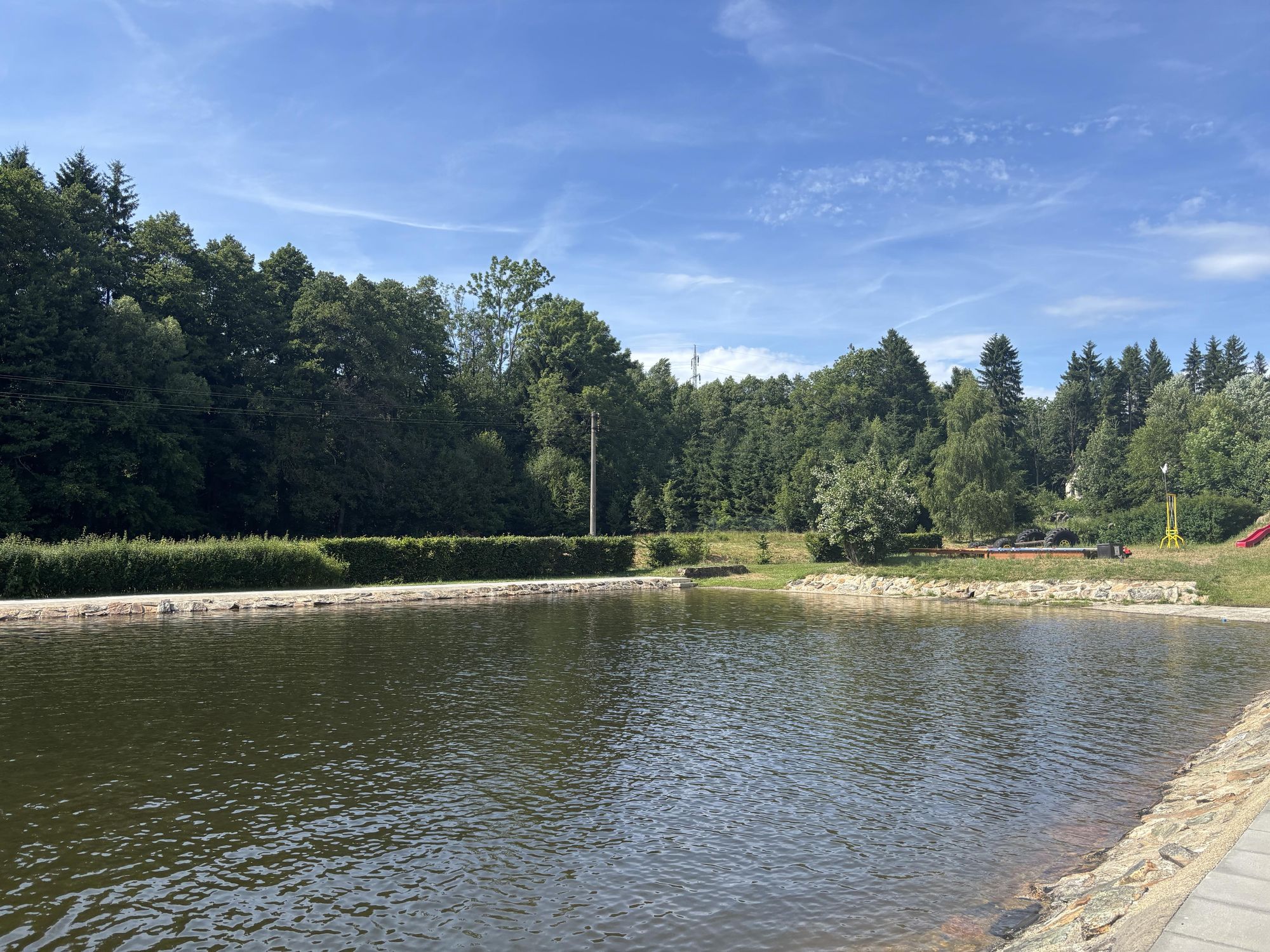 Požární nádrž - koupaliště Loužnice foto 2