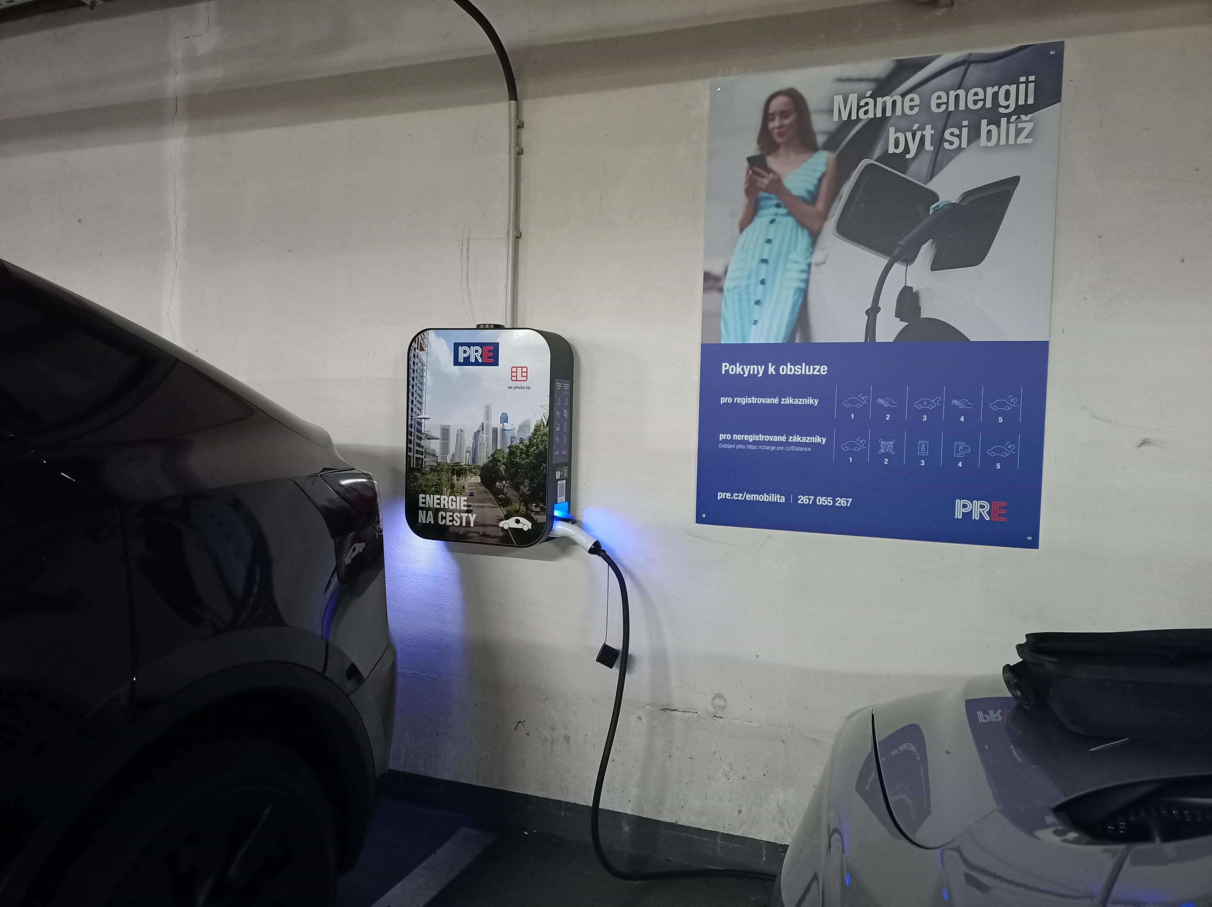 PREpoint - nabíjecí stanice PRE