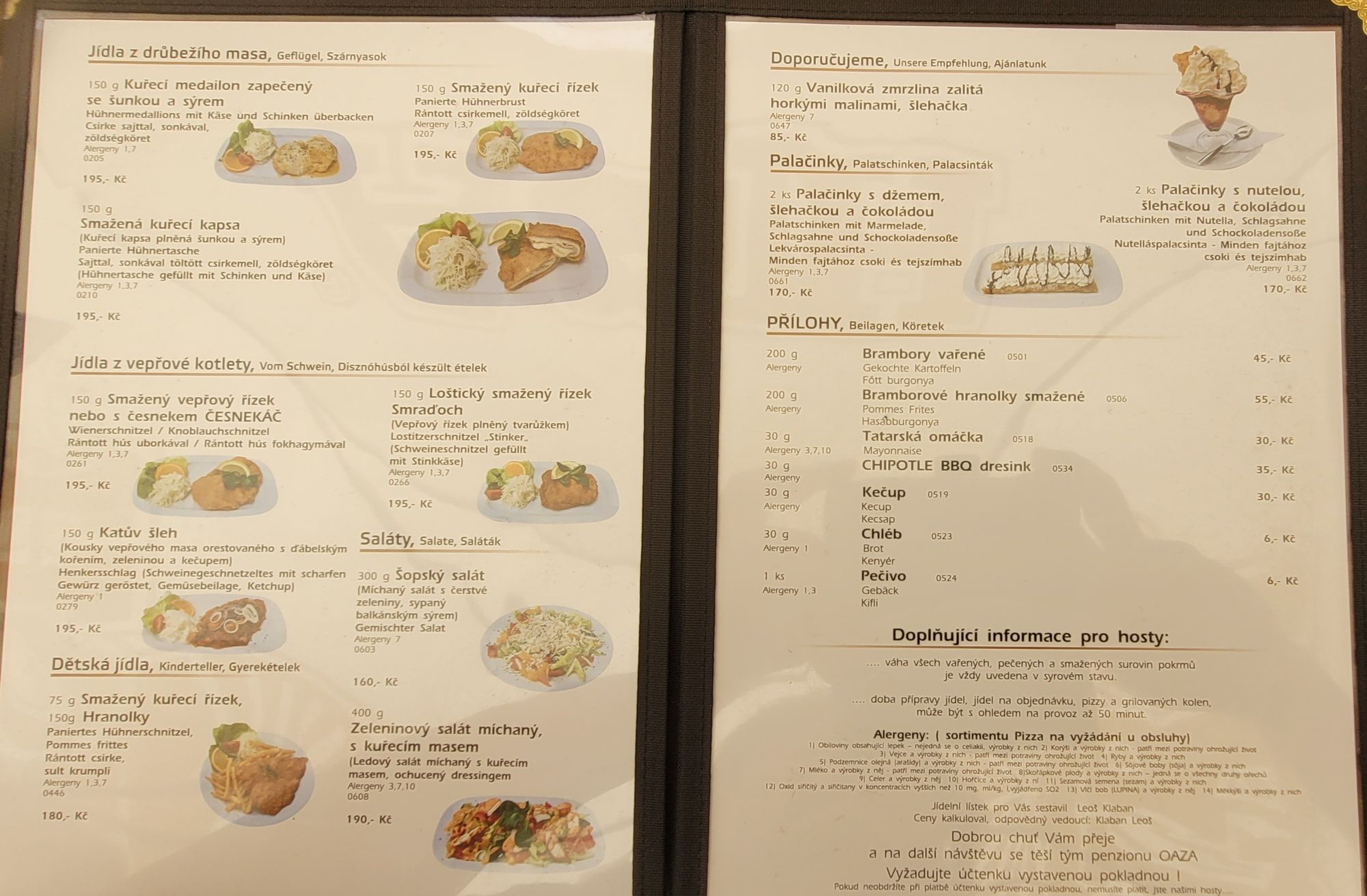 Restaurace hotelu Oáza foto 2