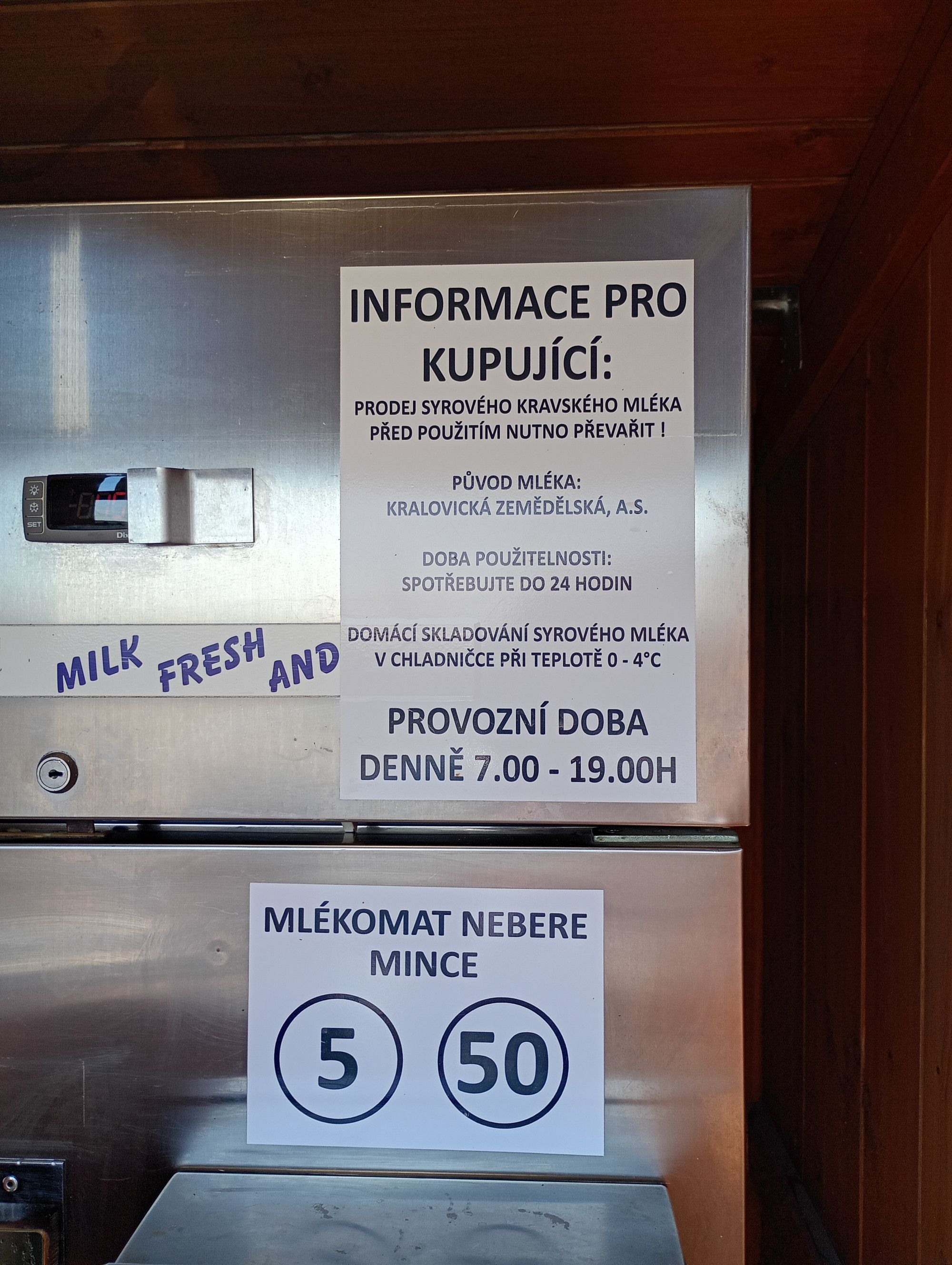 Kralovická zemědělská a.s. - Mlékomat foto 2