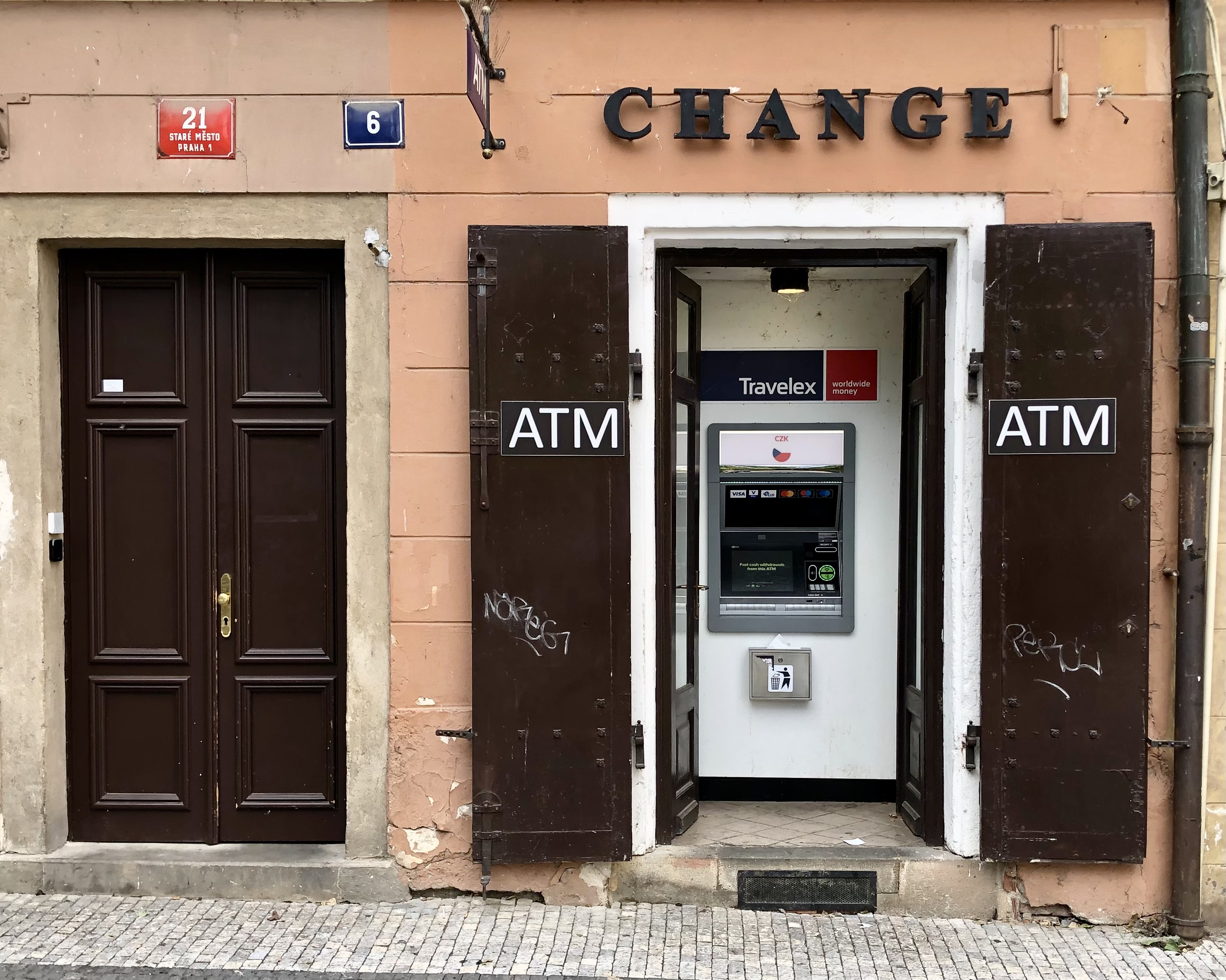 Bankomat Travelex ČR