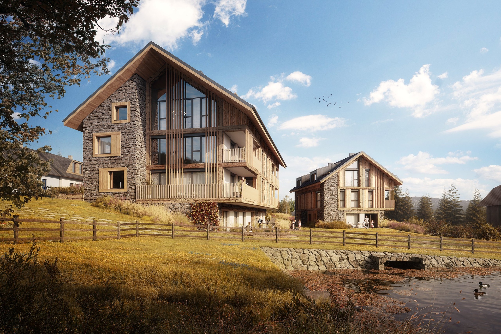 LAKA LIVING - butikový horský projekt na Šumavě