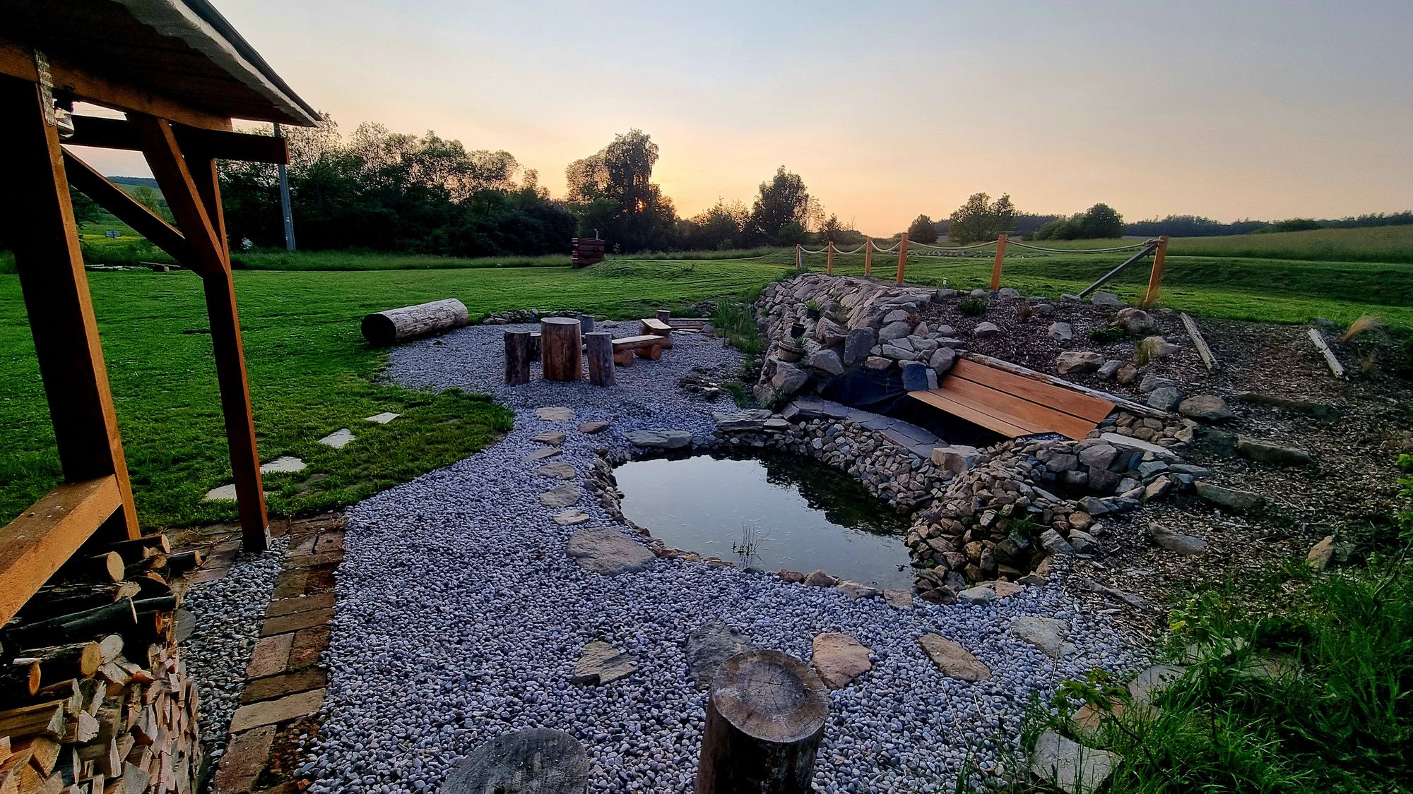 Terasy Zvěstov na dohled Blaníku-bezKempu foto 6
