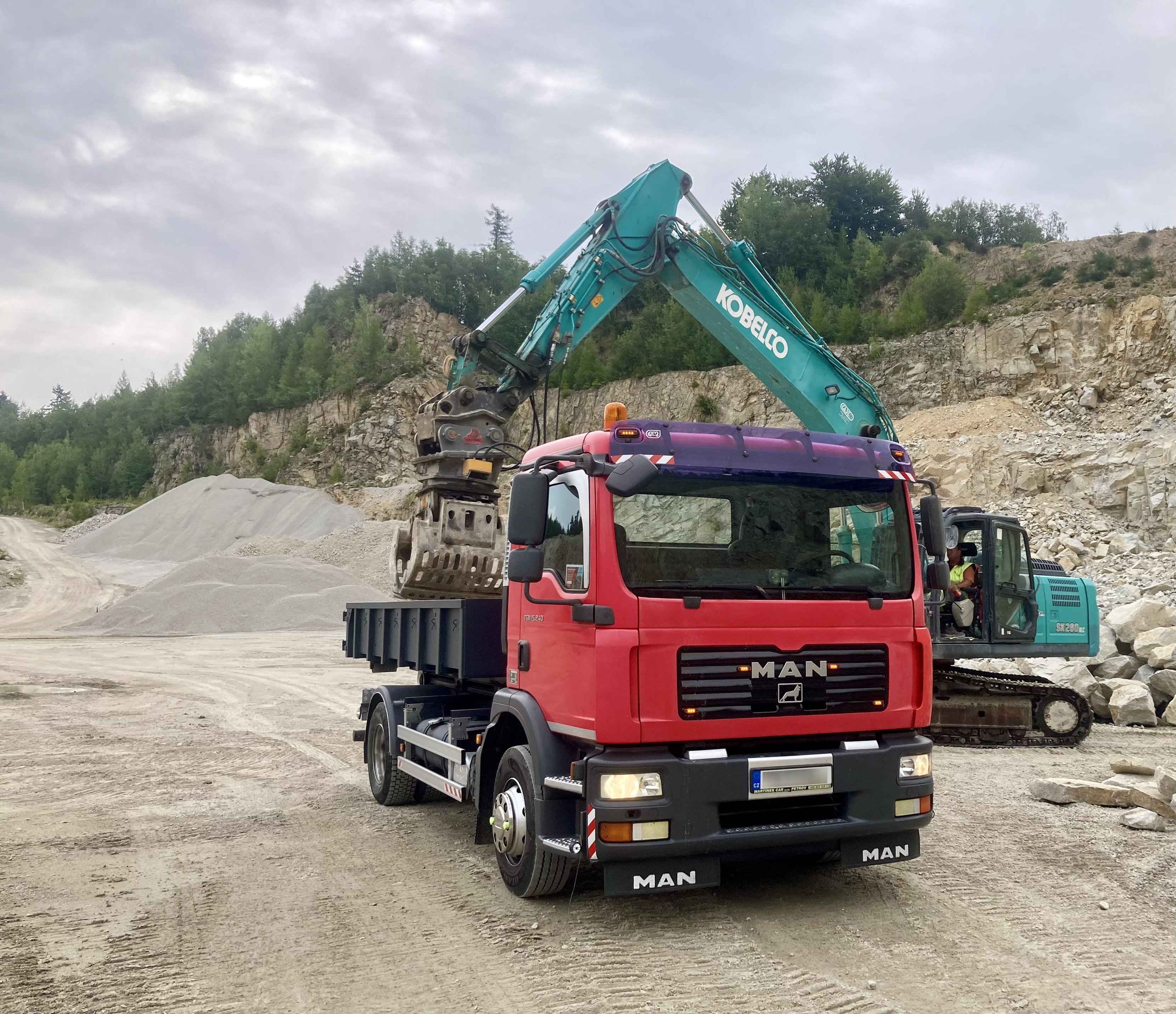 Kontejnerová doprava Jihlava Benáček foto 2