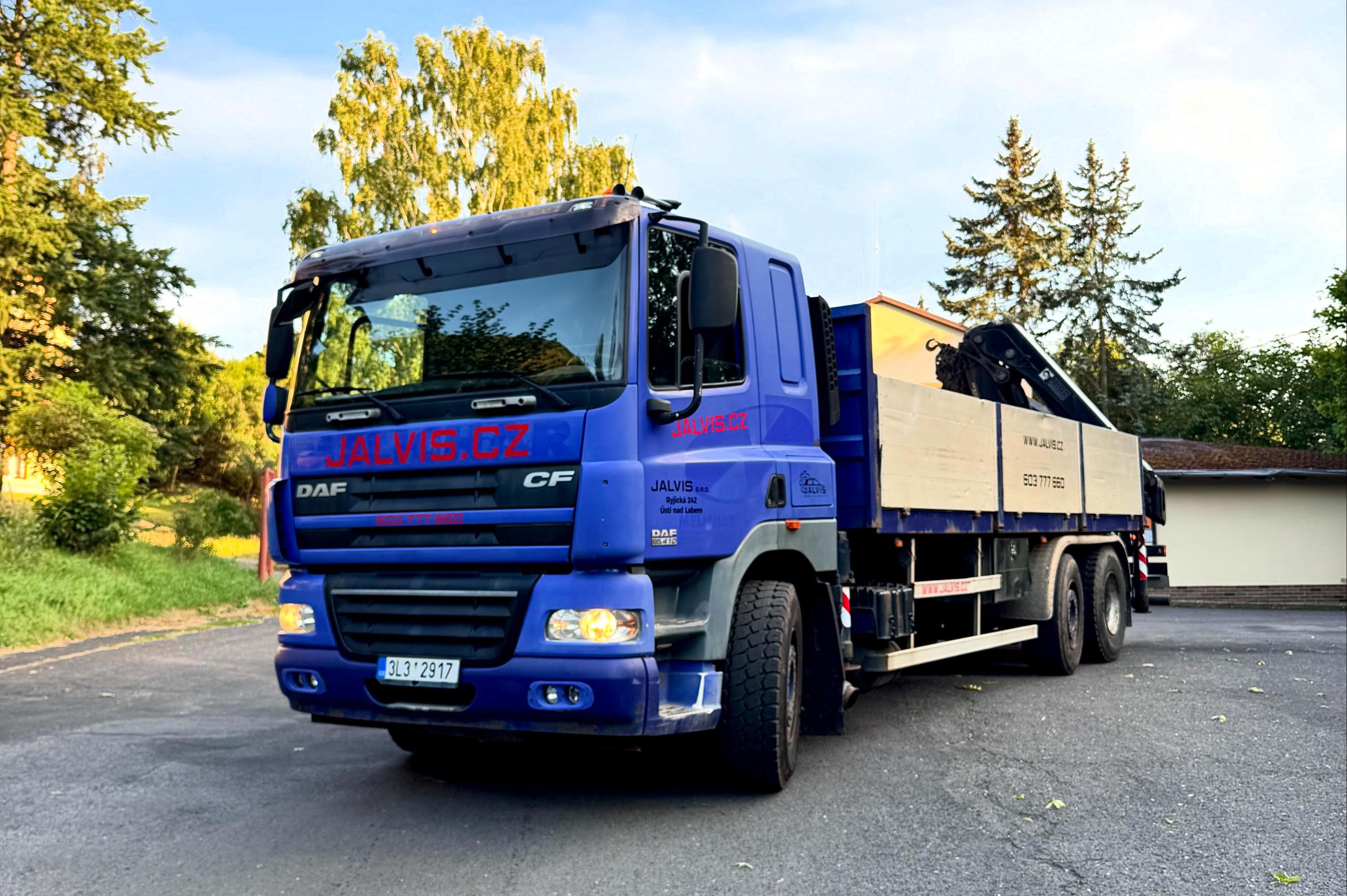 Autodoprava - Hydraulická ruka