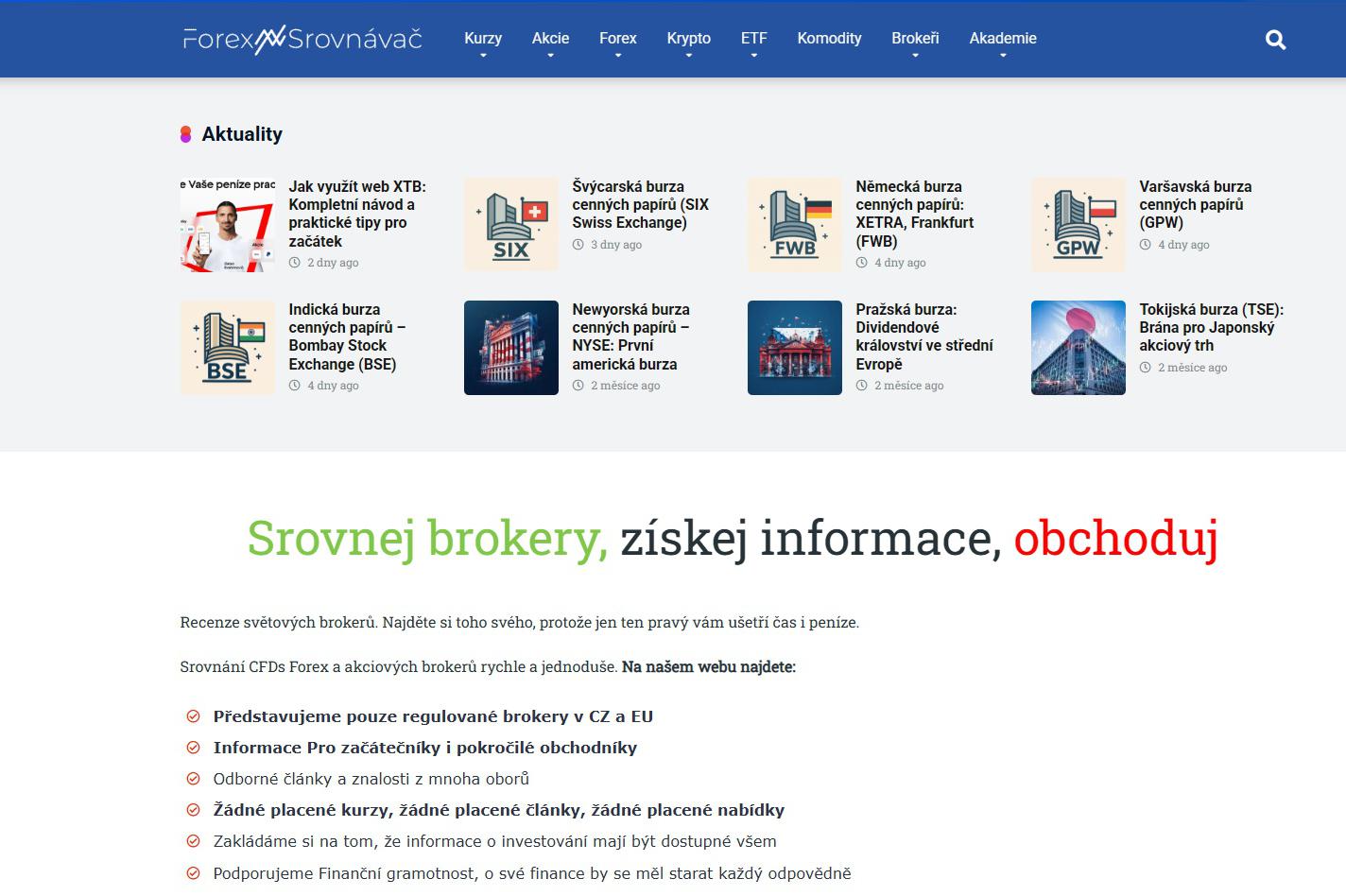 Forexsrovnavac.cz foto 1