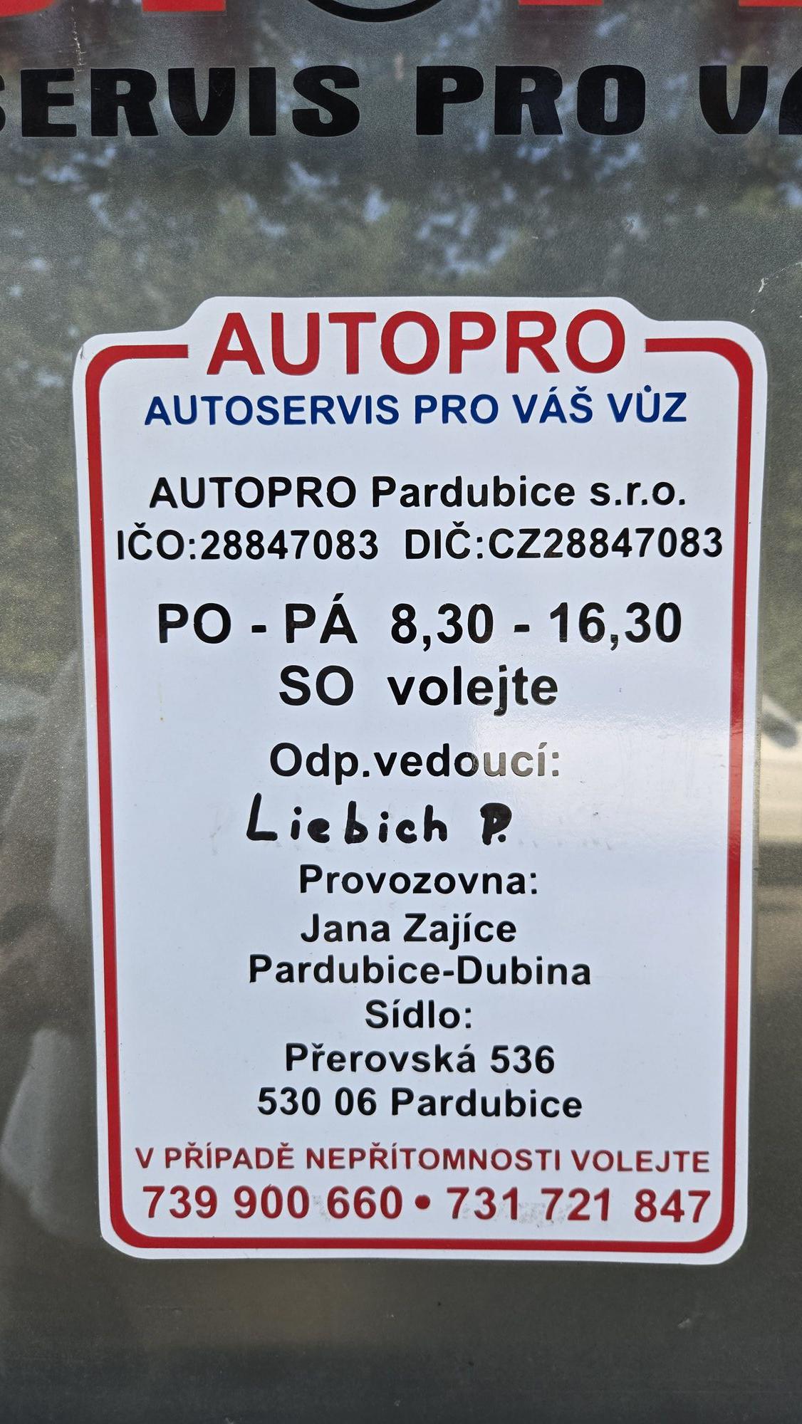AUTOPRO Pardubice, s.r.o. foto 2