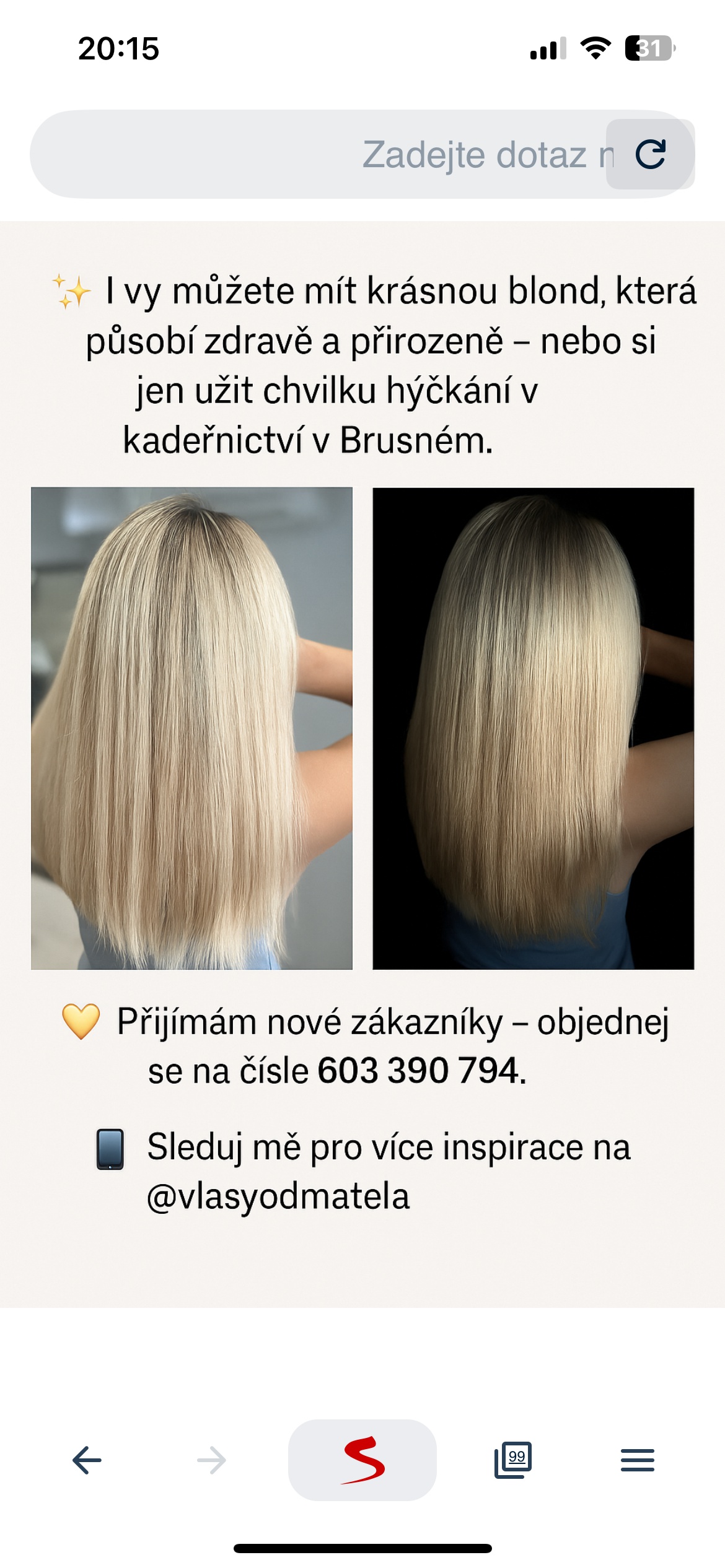 Kadeřnictví - Tereza Matelova foto 4