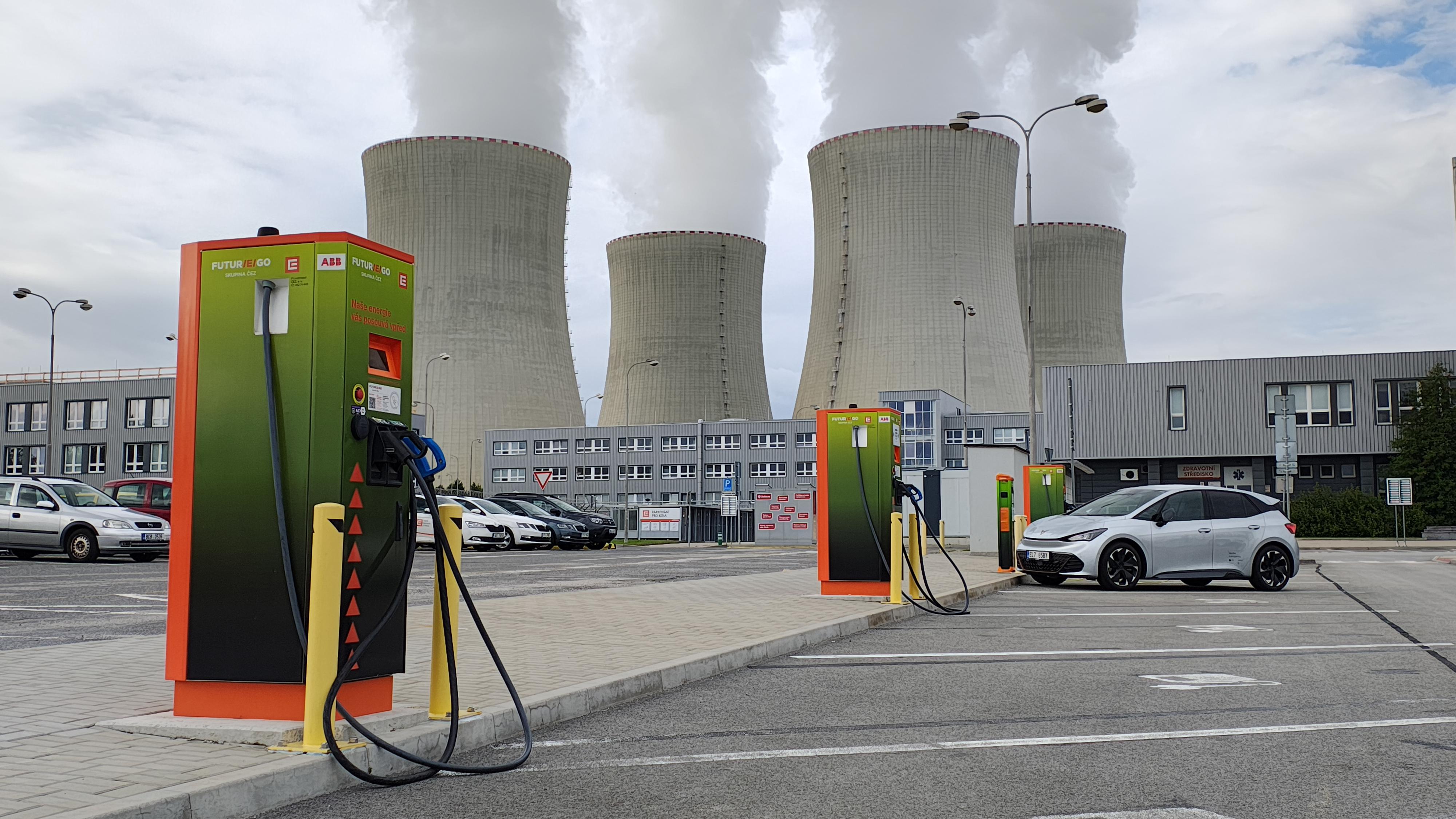 Nabíjecí stanice ČEZ