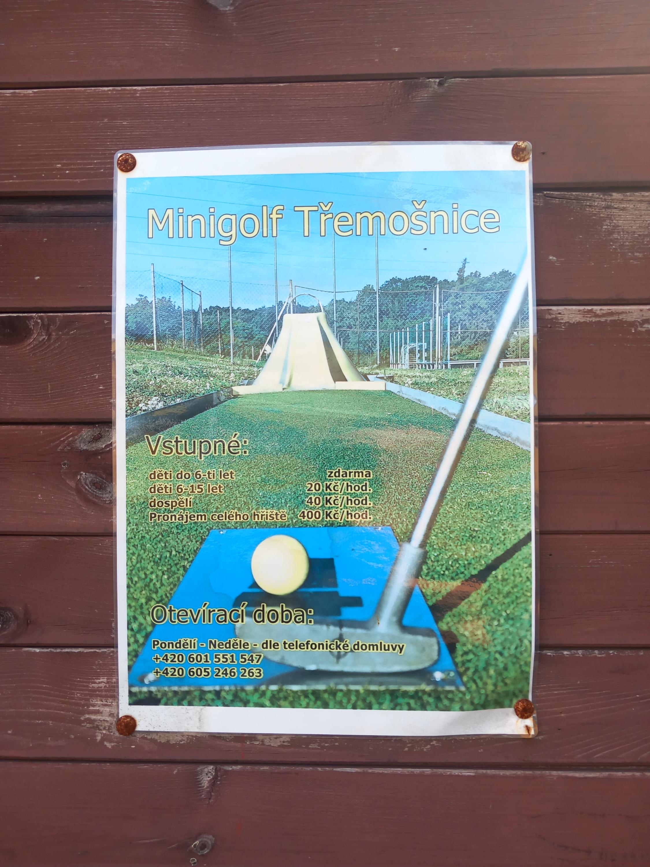 Sportovní areál Třemošnice - minigolf foto 3