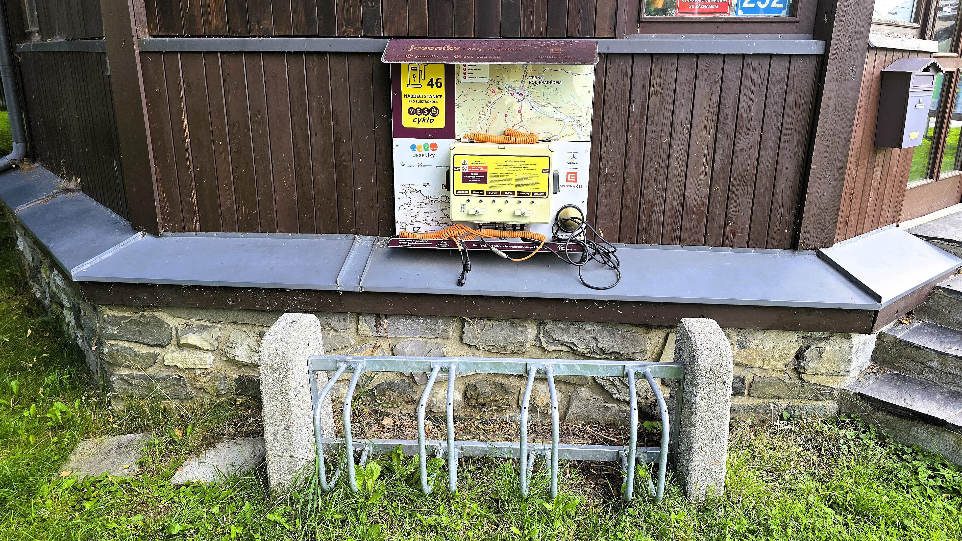 Nabíjecí stanice Turistické informační centrum Vrbno pod Pradědem